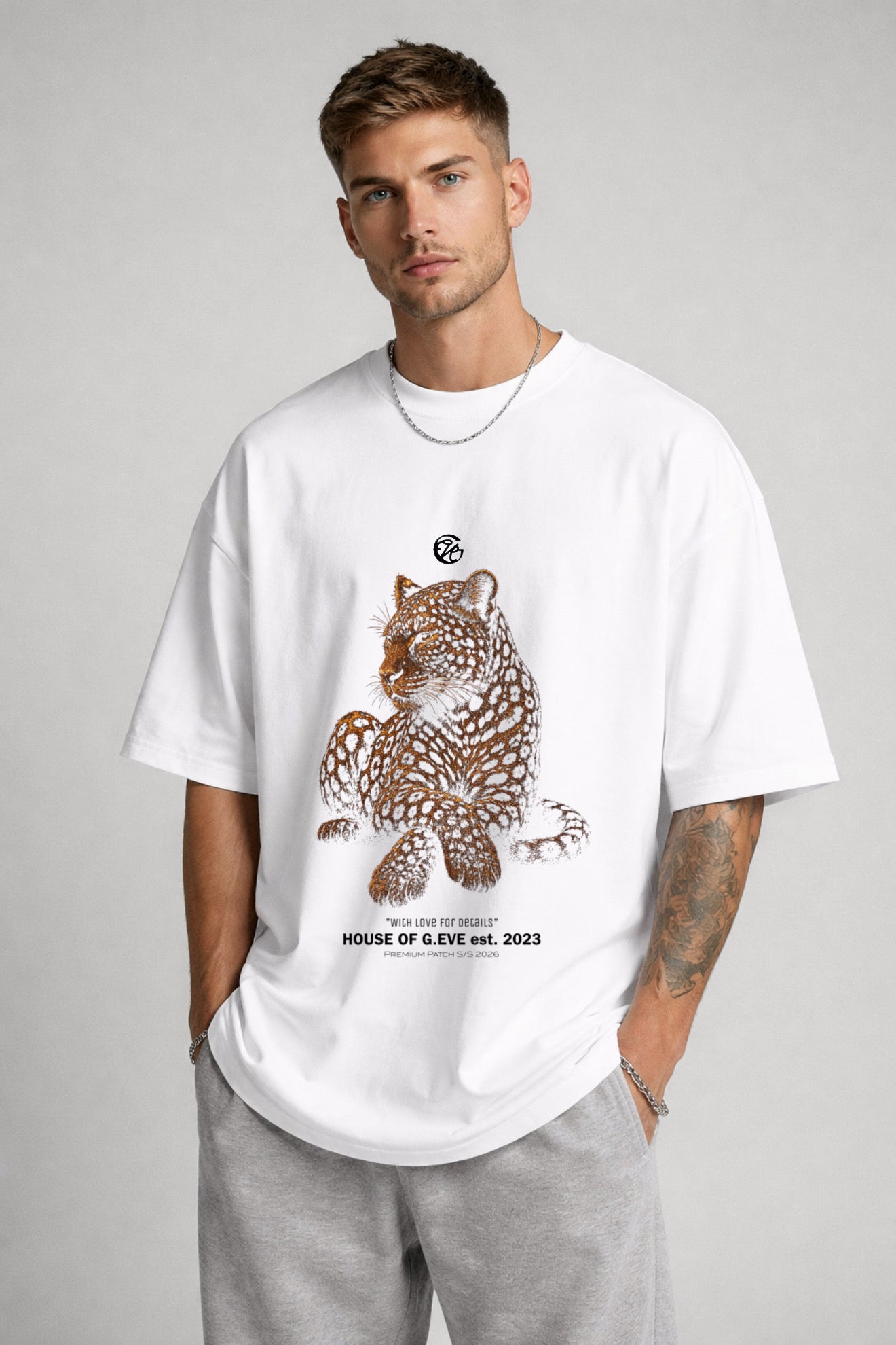 G.EVE 2# Kollektion - Shirt Glitzert Leo