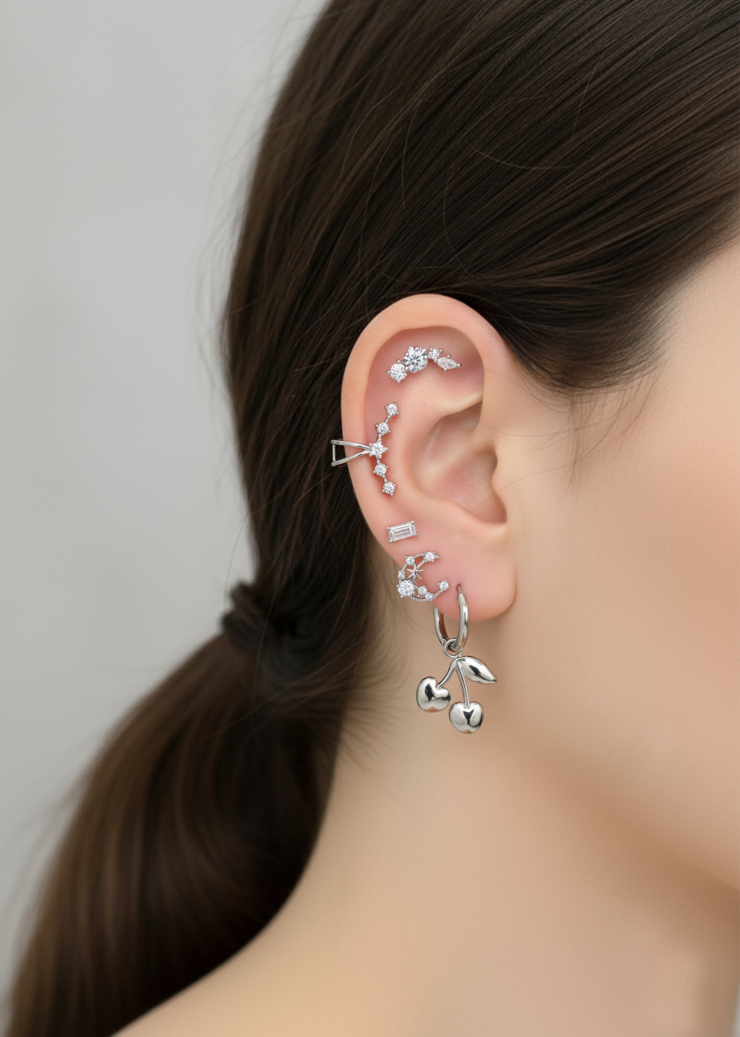 Sparkle Cherry Earring