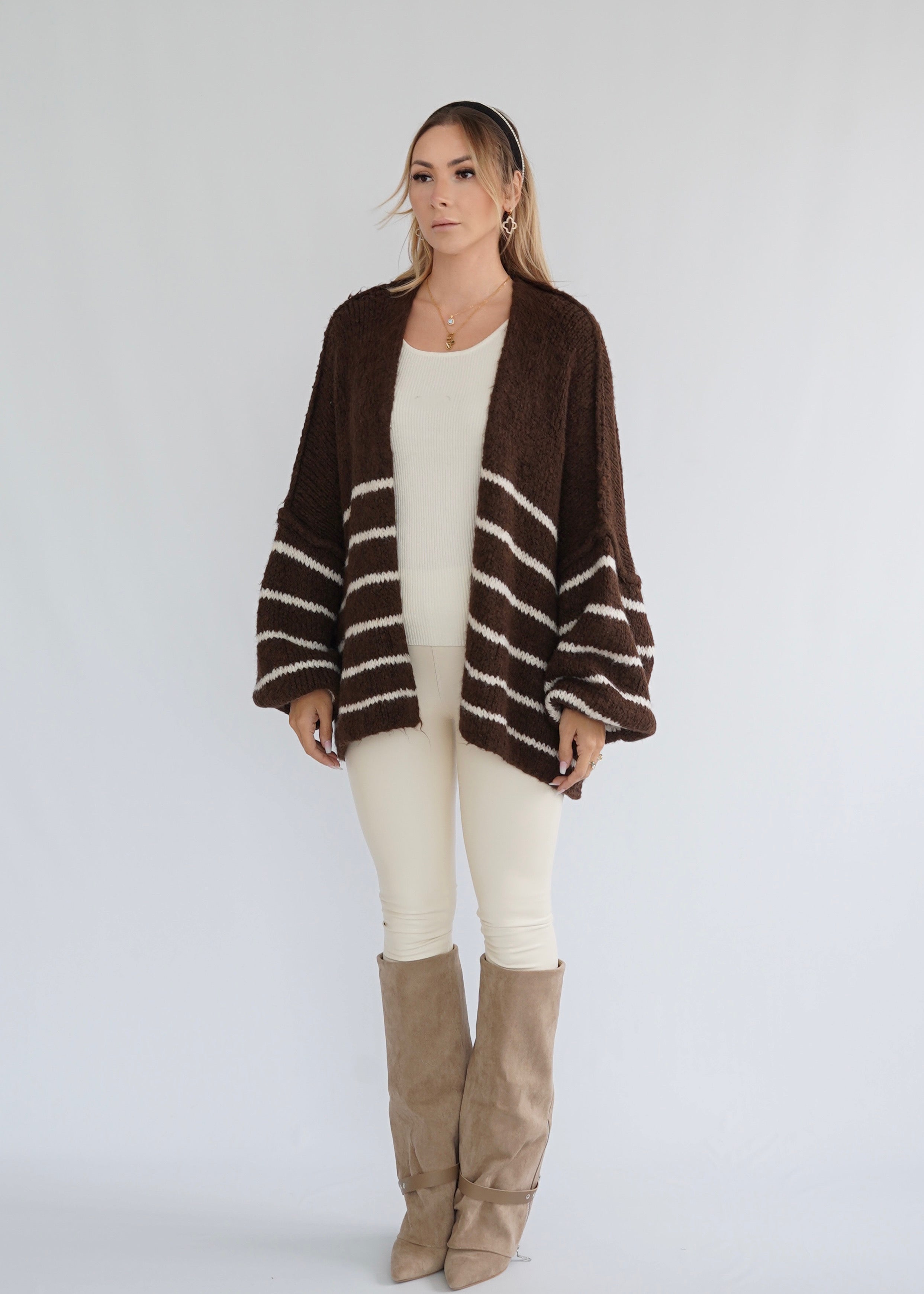 Cardigan Mokka