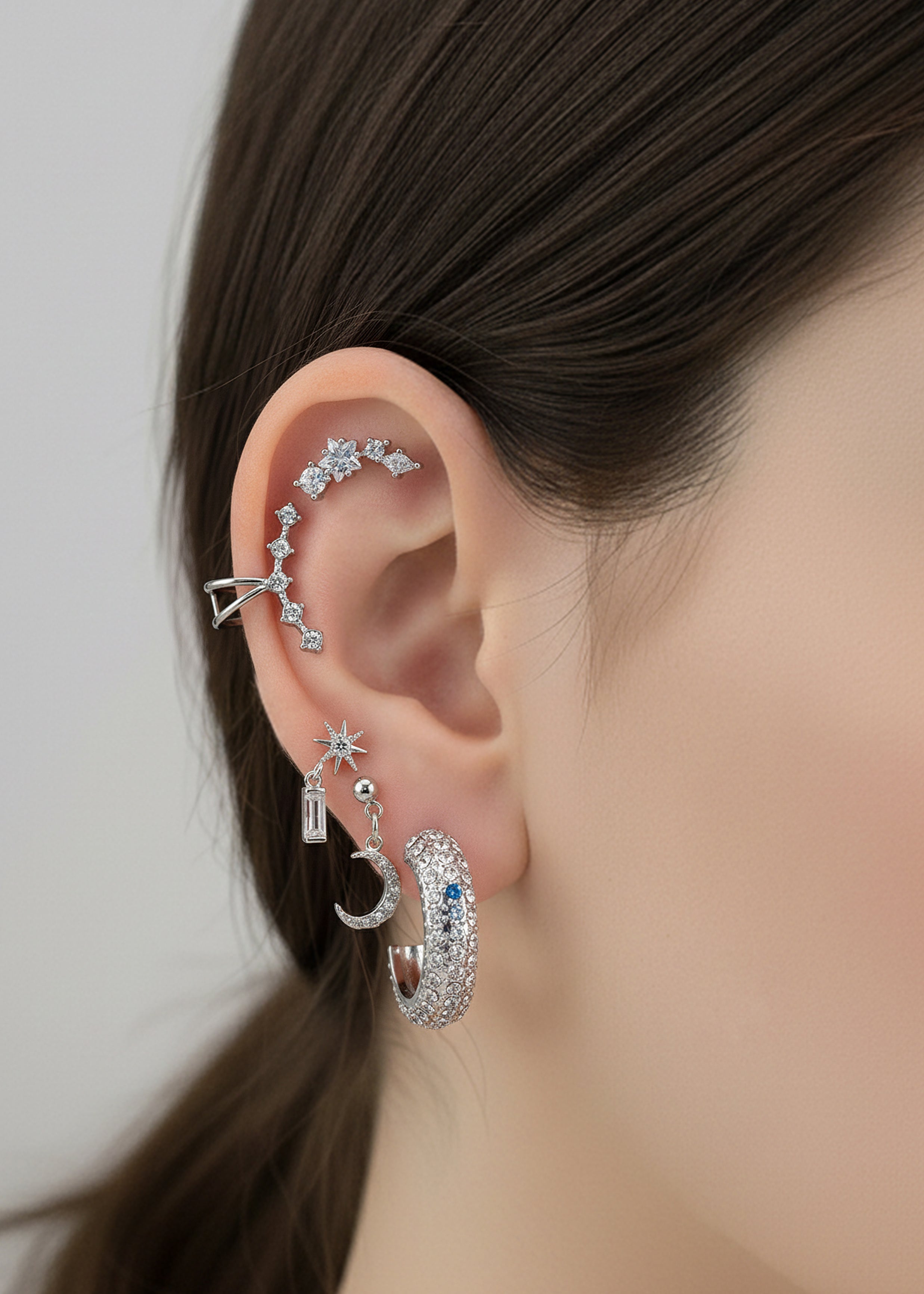 Night Crown Earring