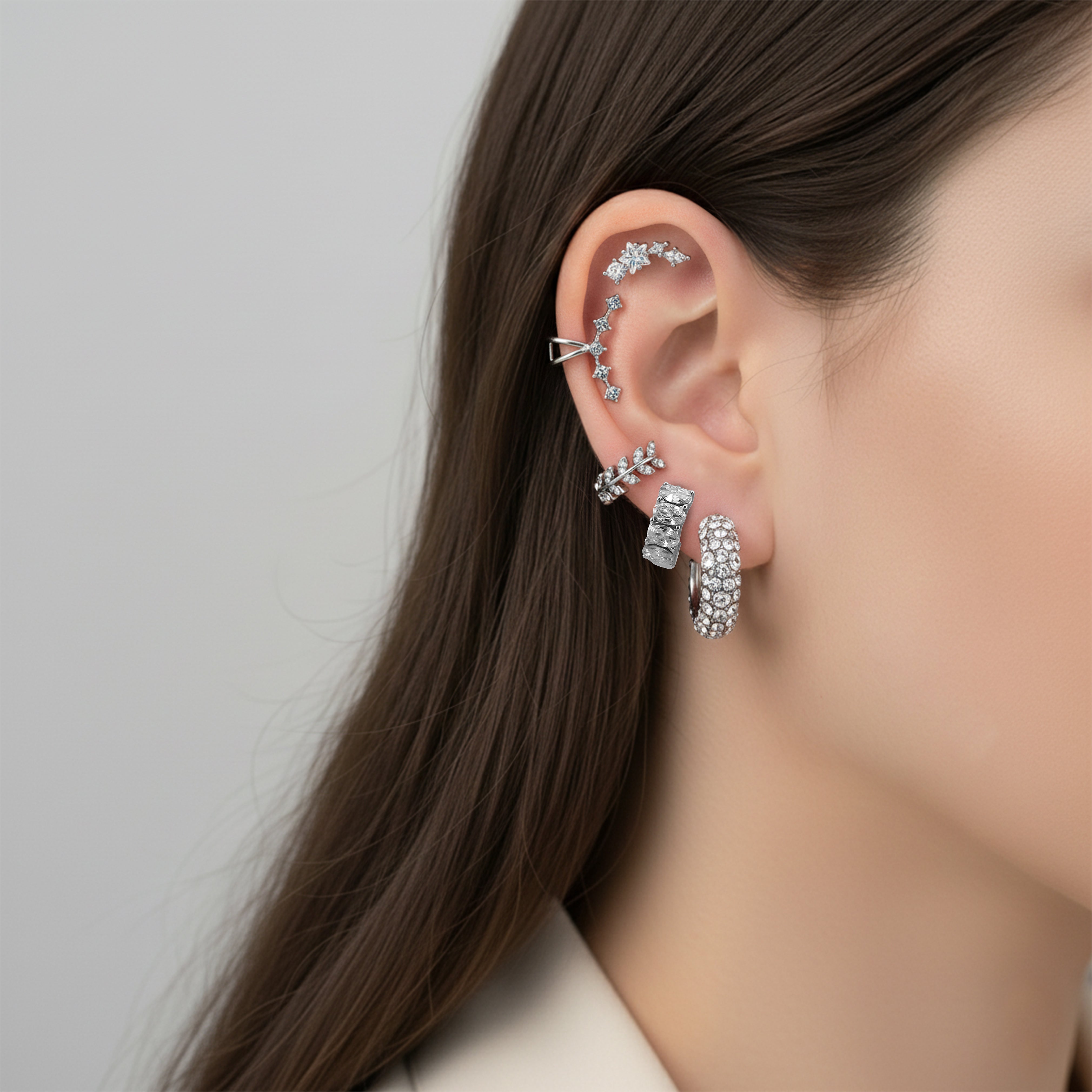 Diamond Horizon Earring