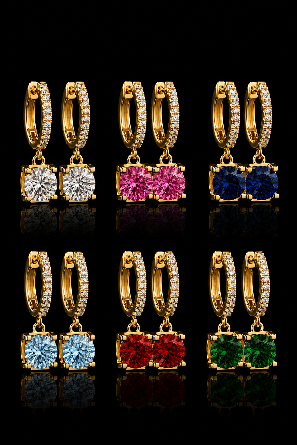 G.EVE Diamonds Herz Earrings