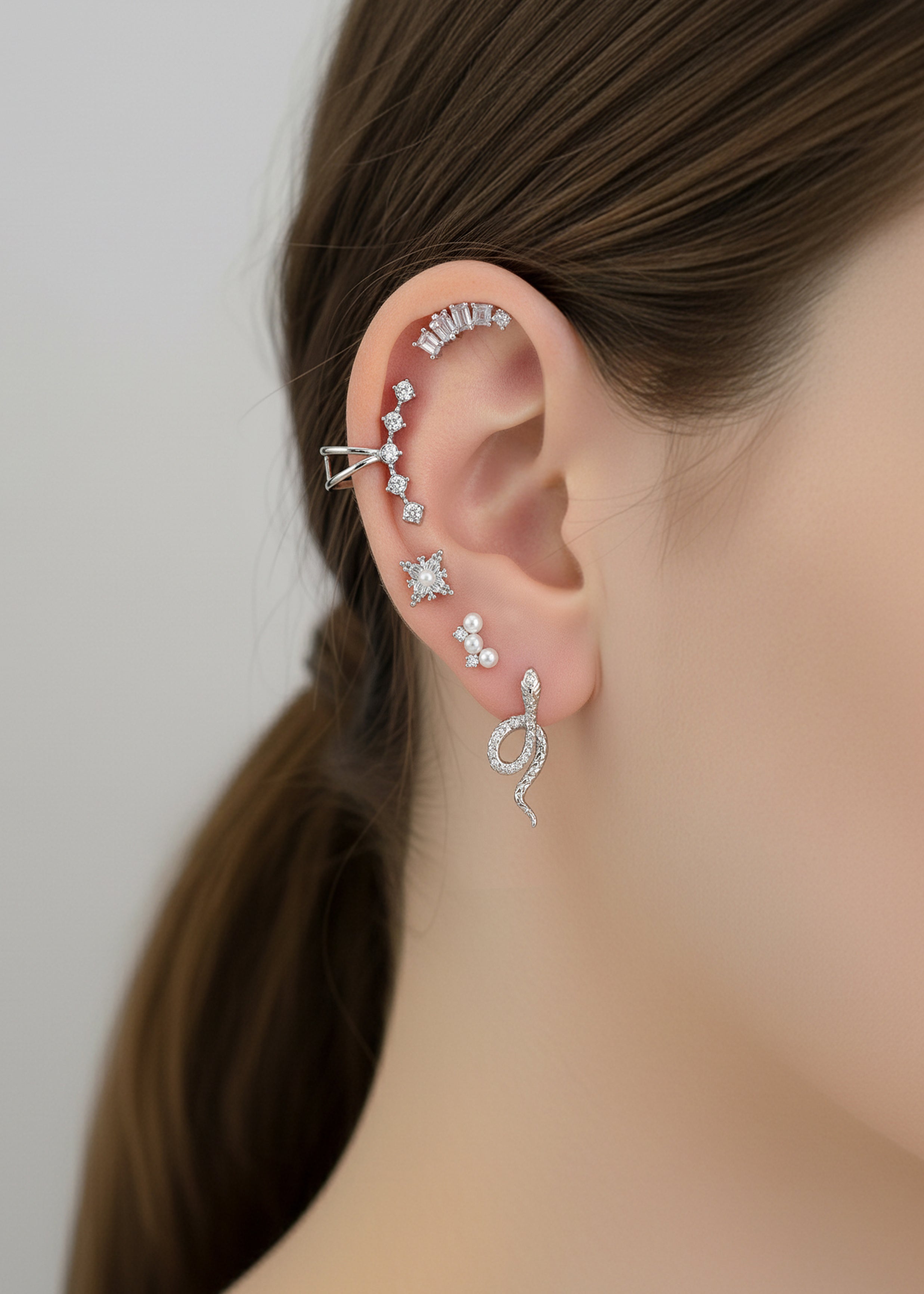 Silver Harmony Earring
