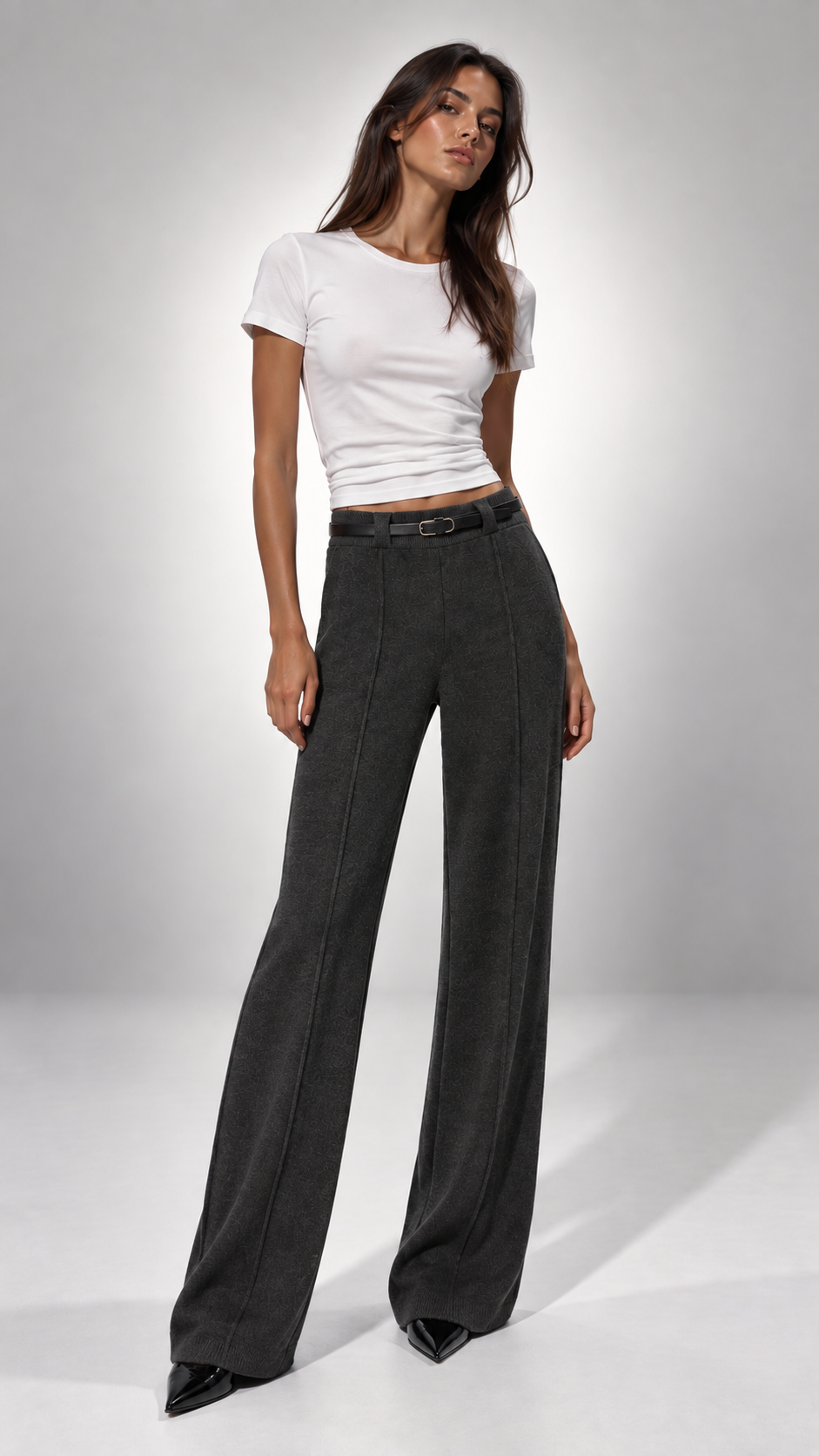 Herbst Collection | Strick Hose Engel mit Gürtel
