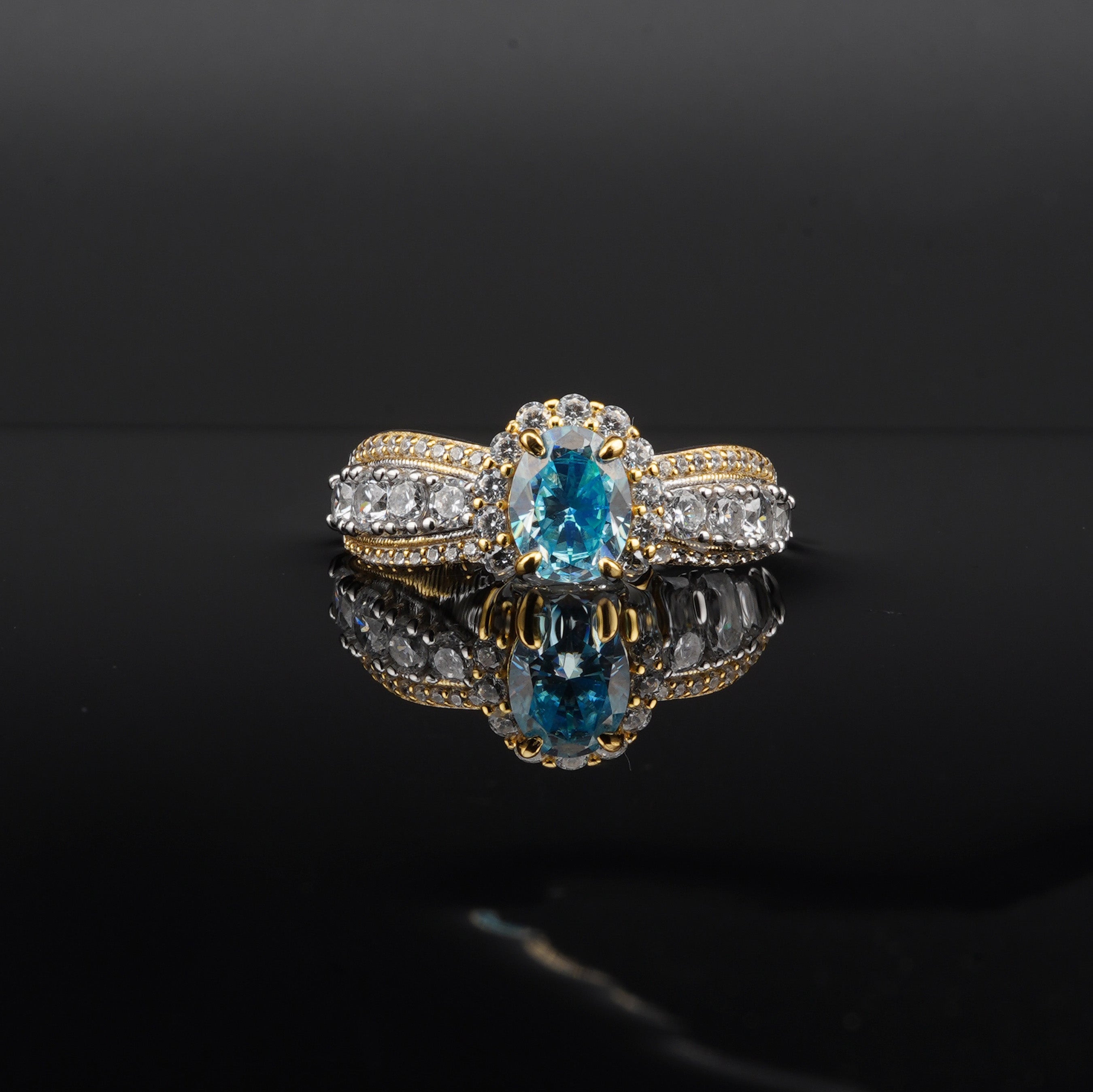 Cinderella Ring / Moissanit 4ct