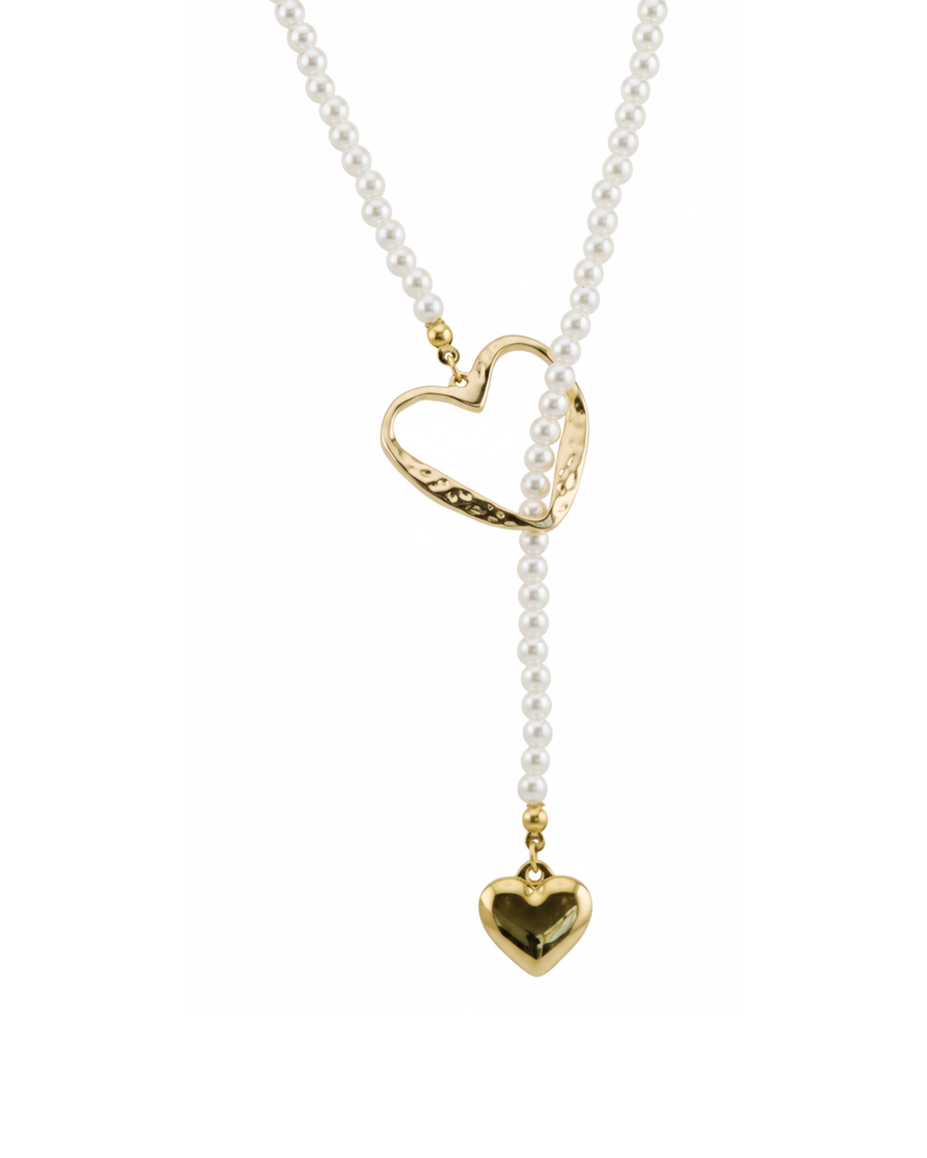 Herz Perlen Kette