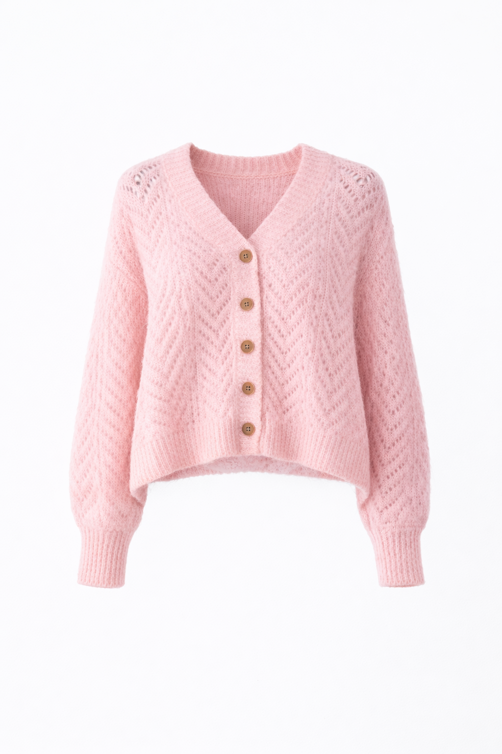 Basic Strick Cardigan in verschiedenen Farben