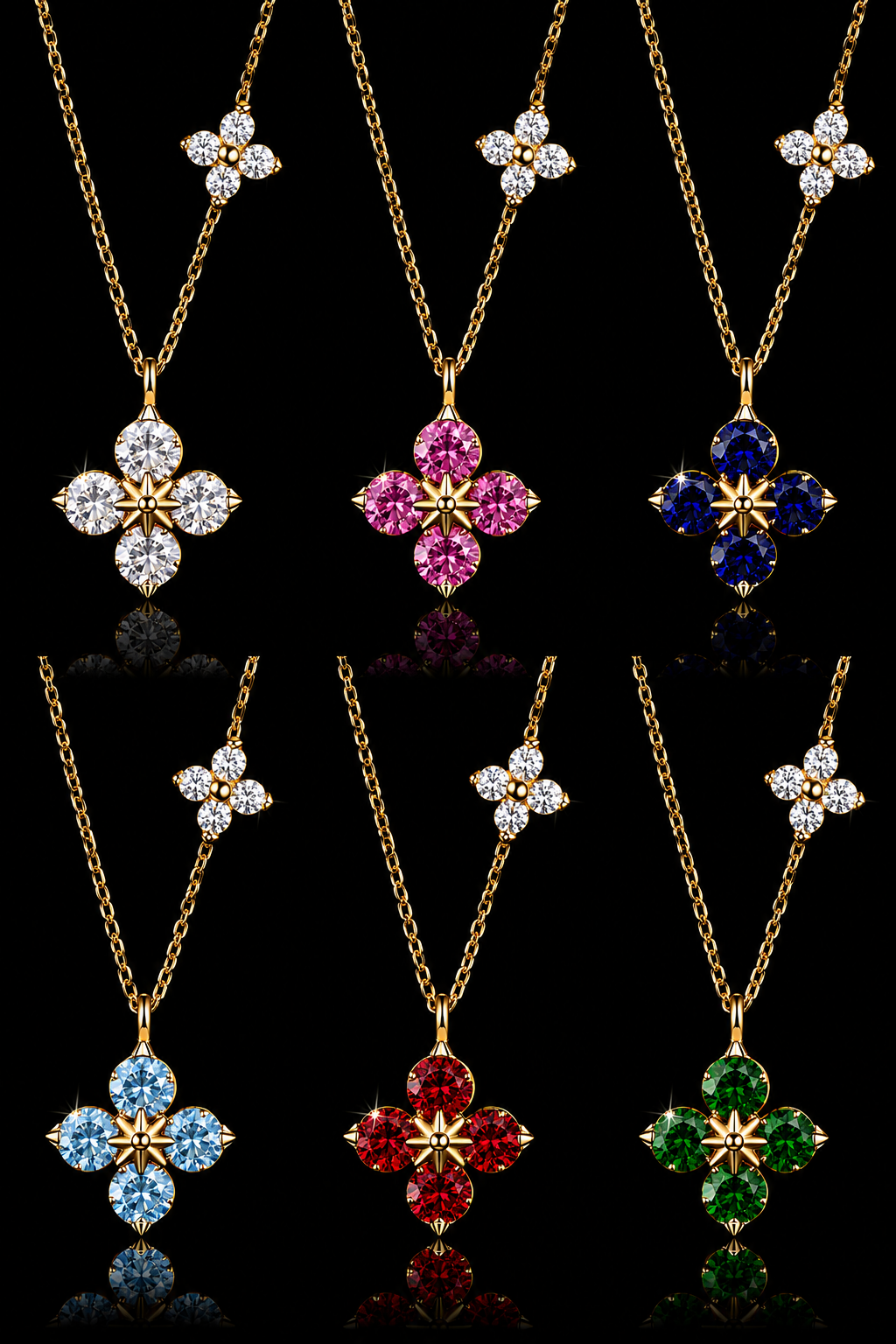 G.EVE Diamonds 4Leaf Chain