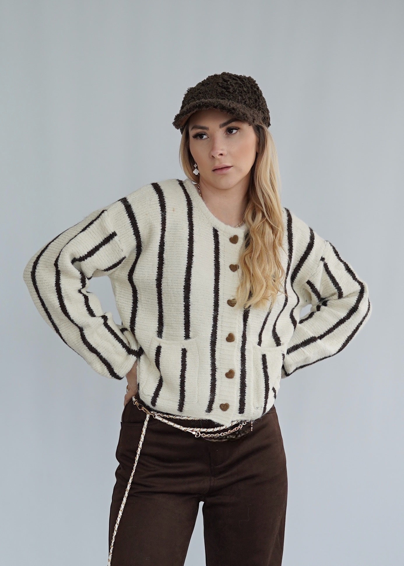 Herz Cardigan in verschiedenen Farben