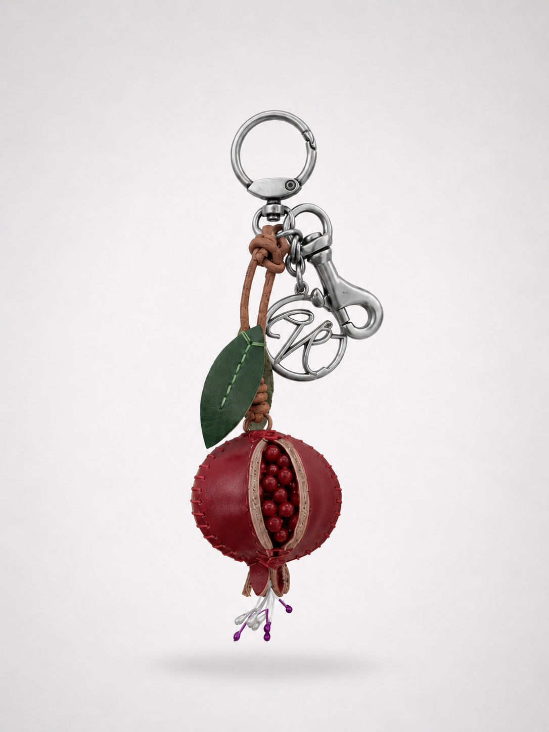 Leder Anhänger Granatapfel G.EVE