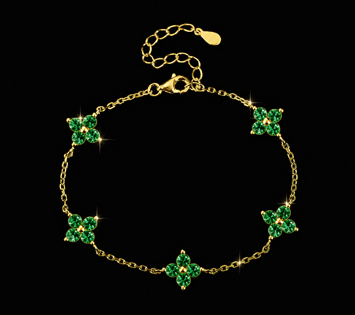G.EVE Labor Diamonds 4Leaf bracelet