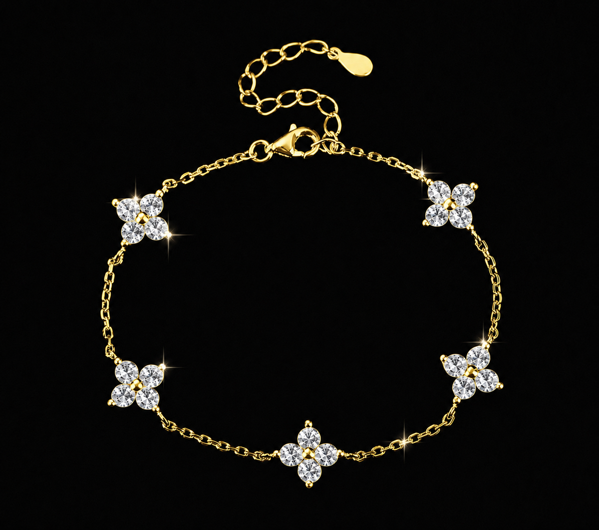 G.EVE Labor Diamonds 4Leaf bracelet