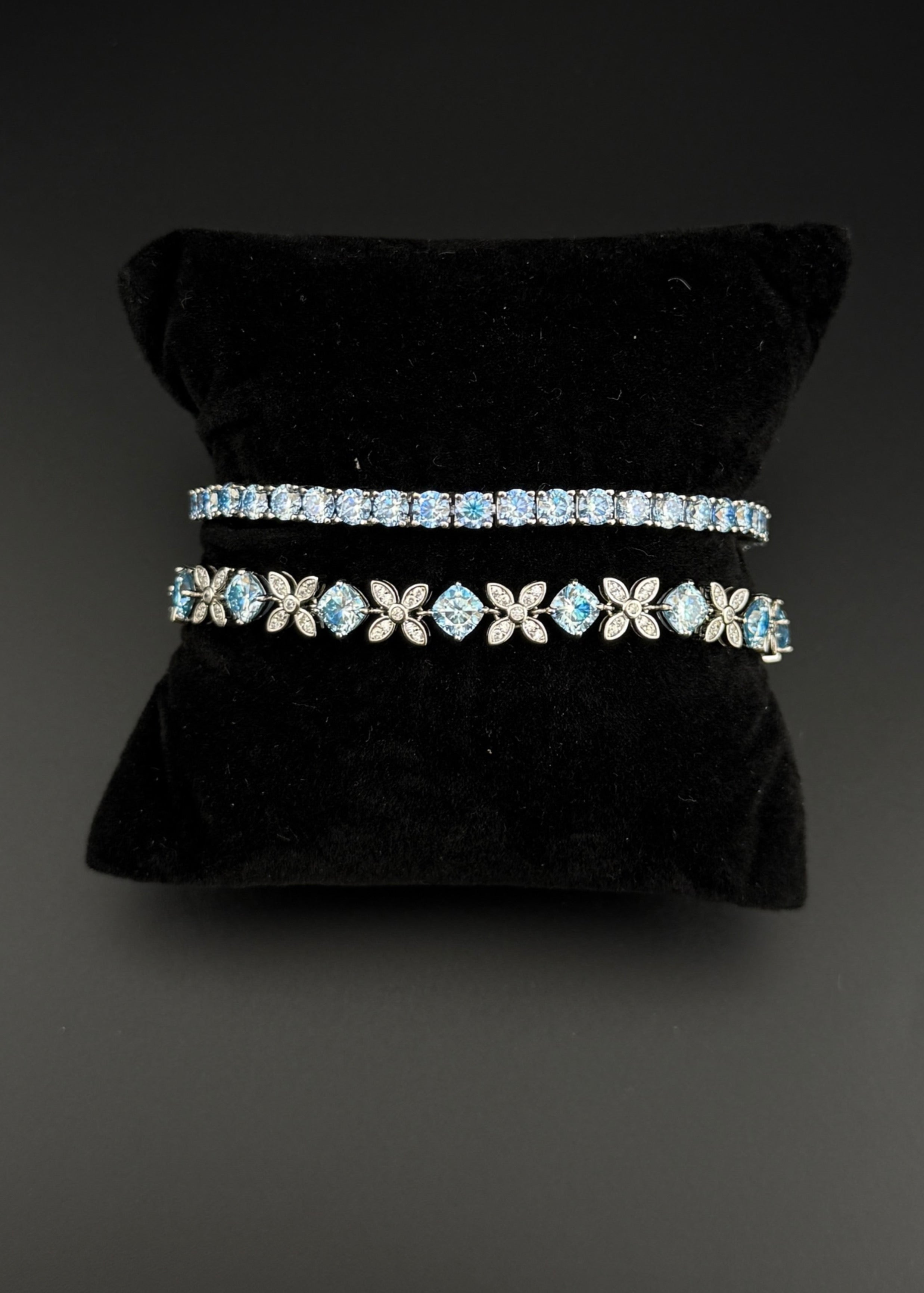 Flower Bracelet Moissanite | S925
