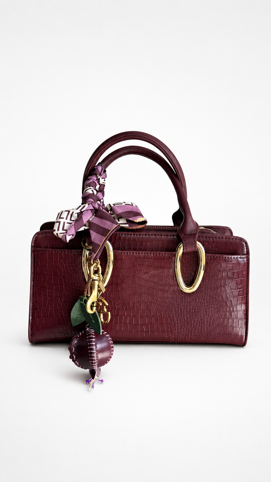 Bag Kroko mit Tuch