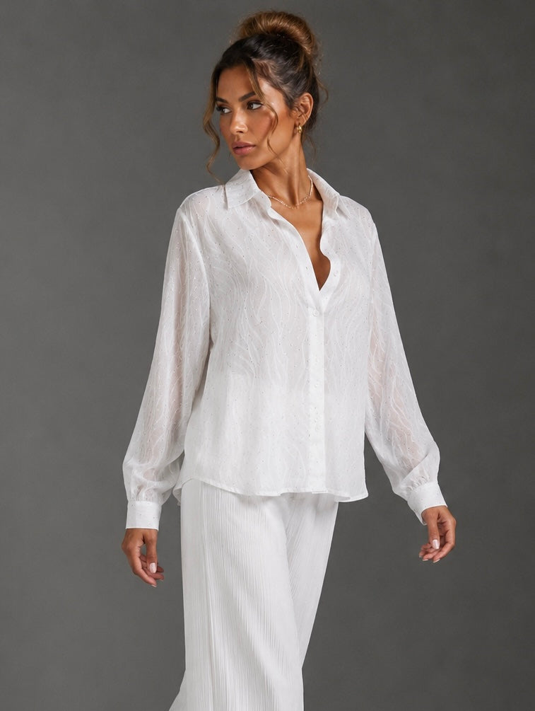 Bluse mit steinchen