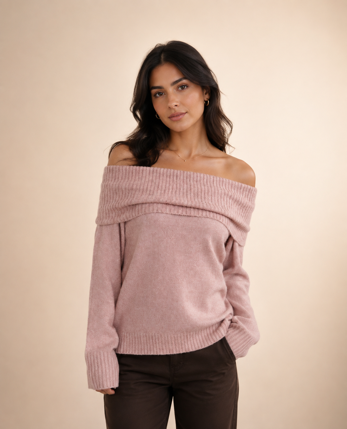 Off-Shoulder-Pullover
