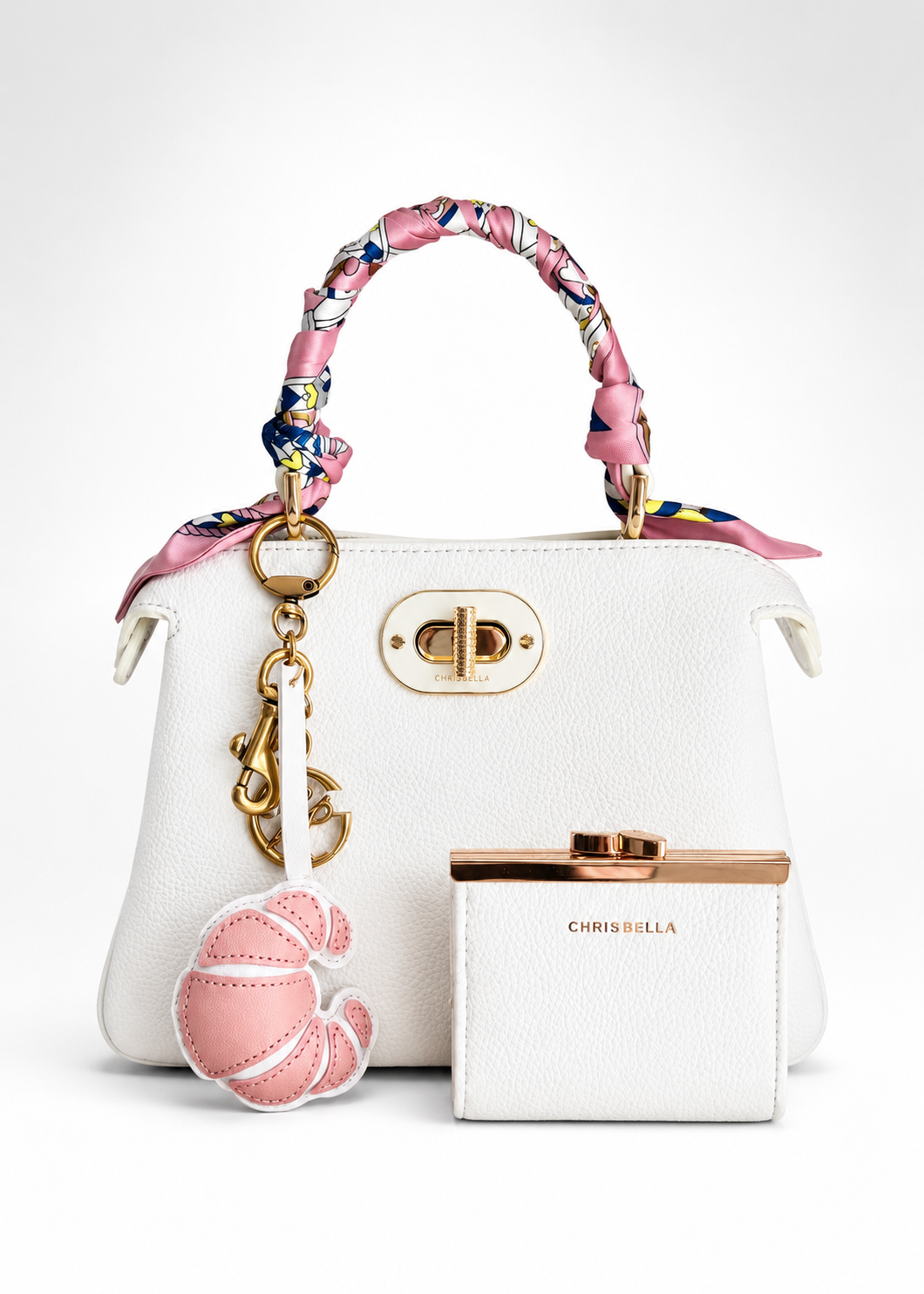Lucy Bag mit Tuch, Anhänger und Portmonee