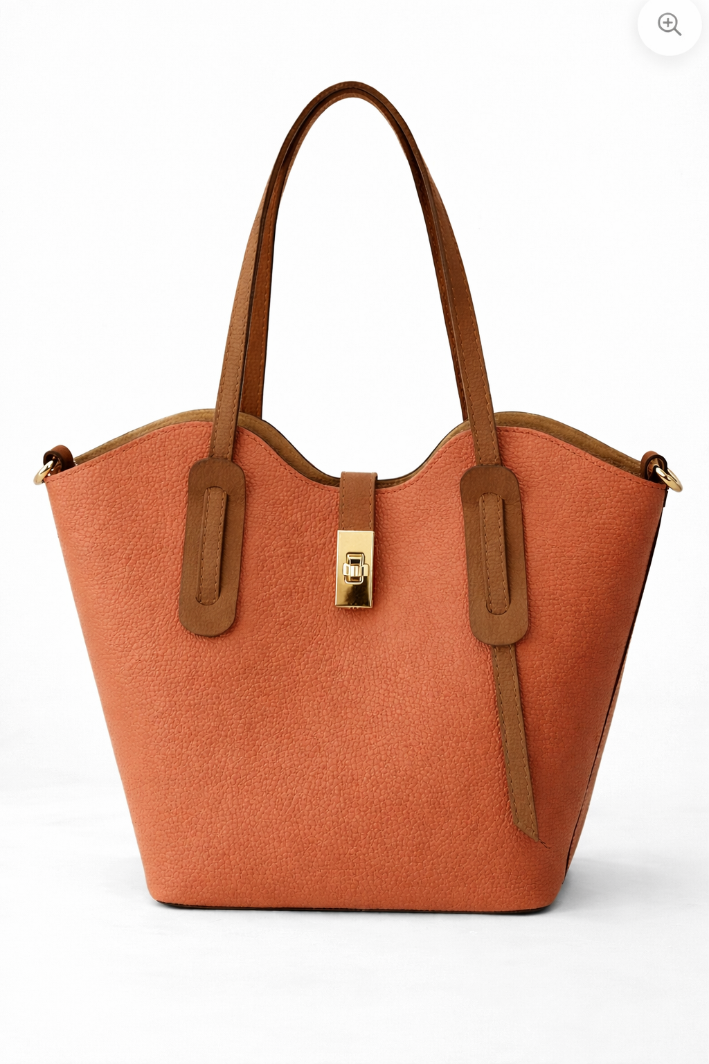 Plor Bag Leder mit Tuch und Anhänger
