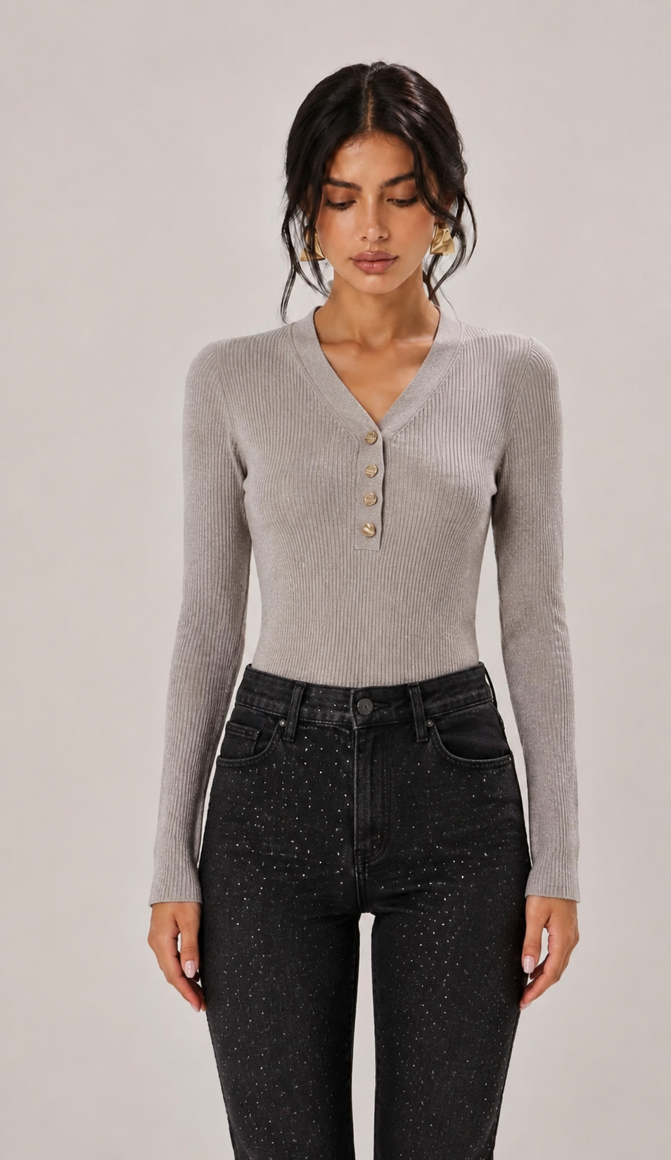 Basic Glitzer Oberteil | Herbst Collection 2026
