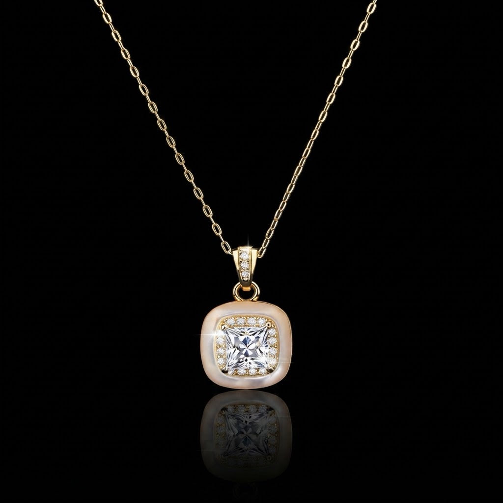 G.EVE Labor Diamonds Kette Perlmutt