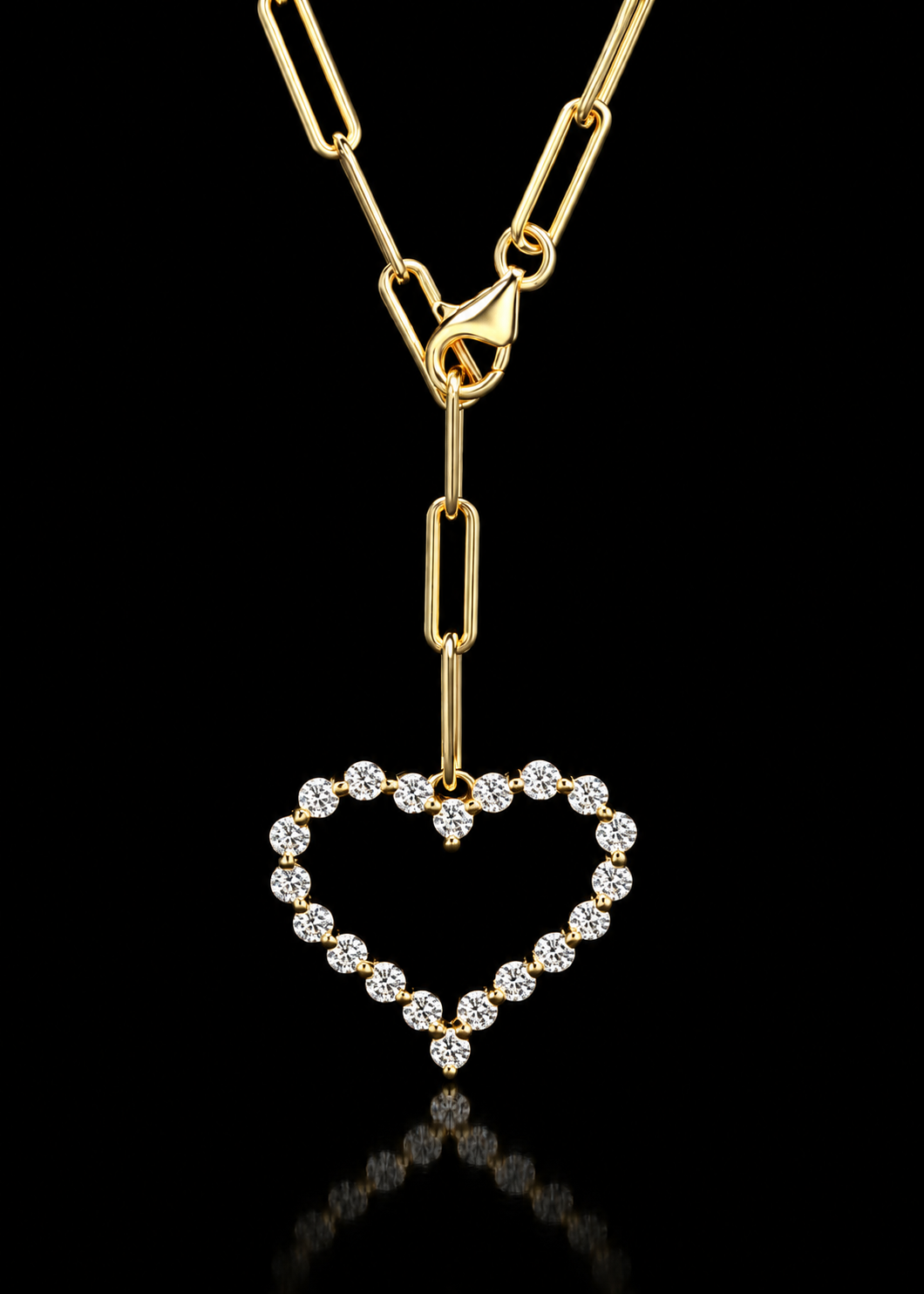 G.EVE Labor Diamonds Kette Herz1