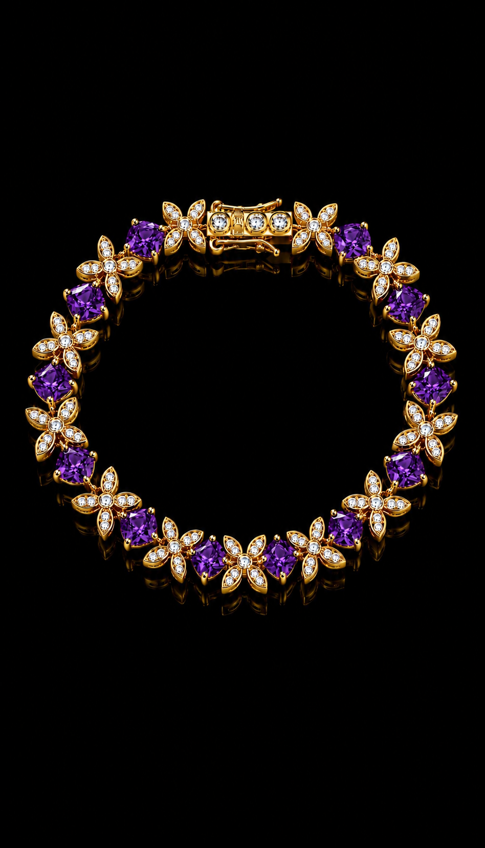 Flower Labor Bracelet Lila Lab. Diamonds