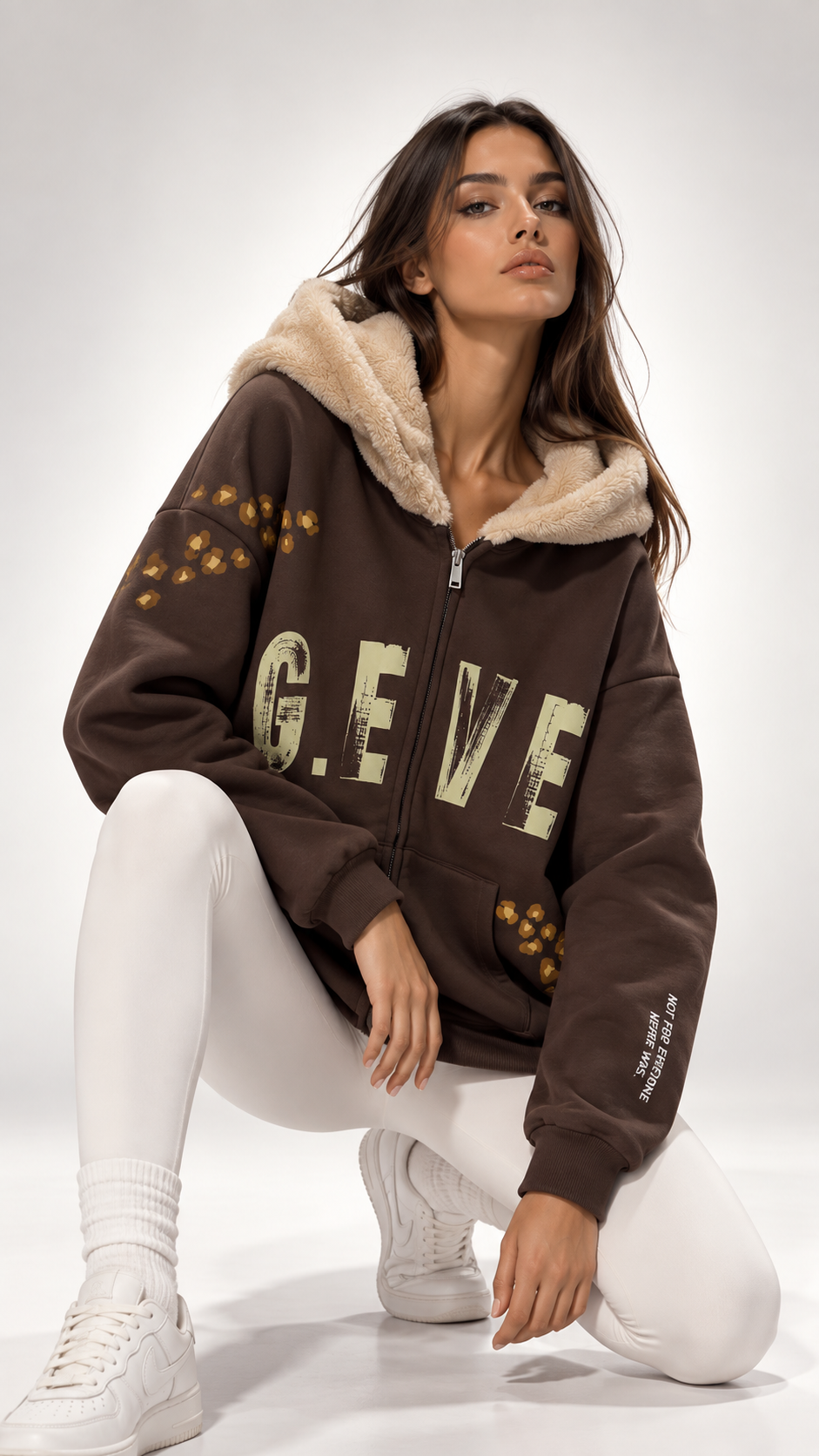 Herbst Collection | Teddy Hoodie Brown