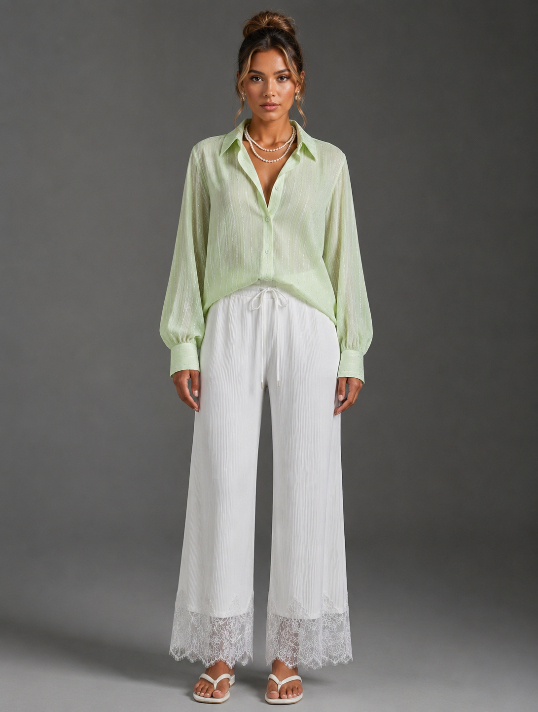 Bluse mit steinchen