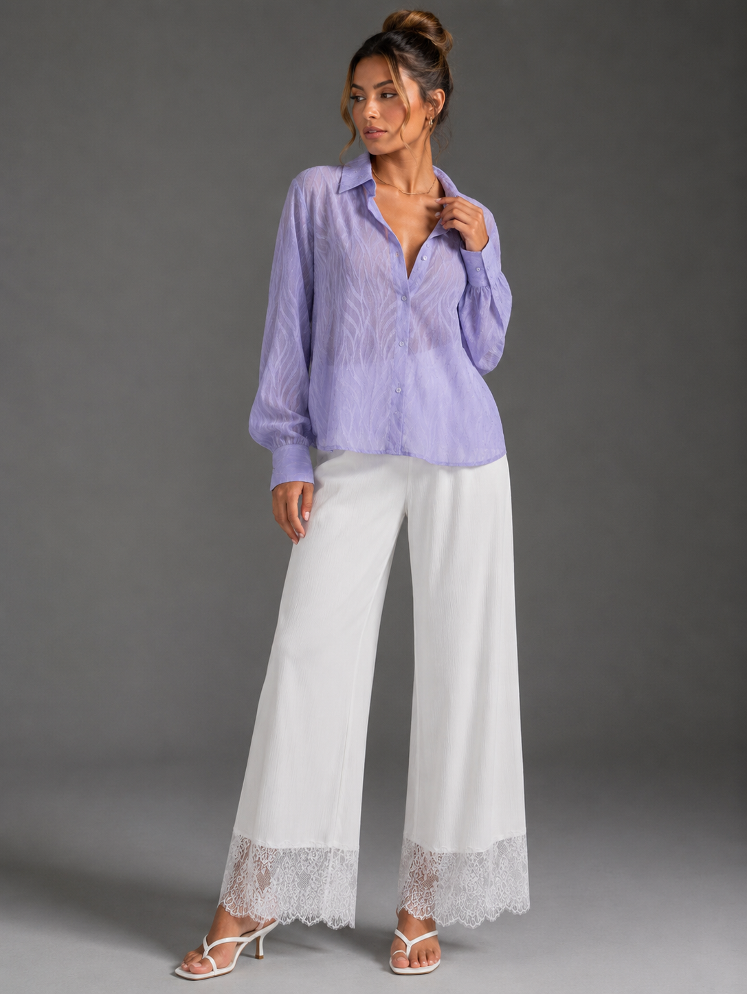 Bluse mit steinchen
