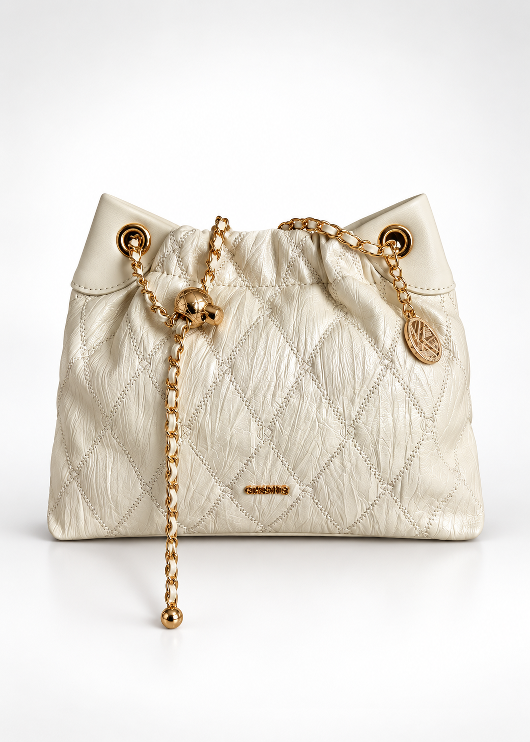 Silver White Bag
