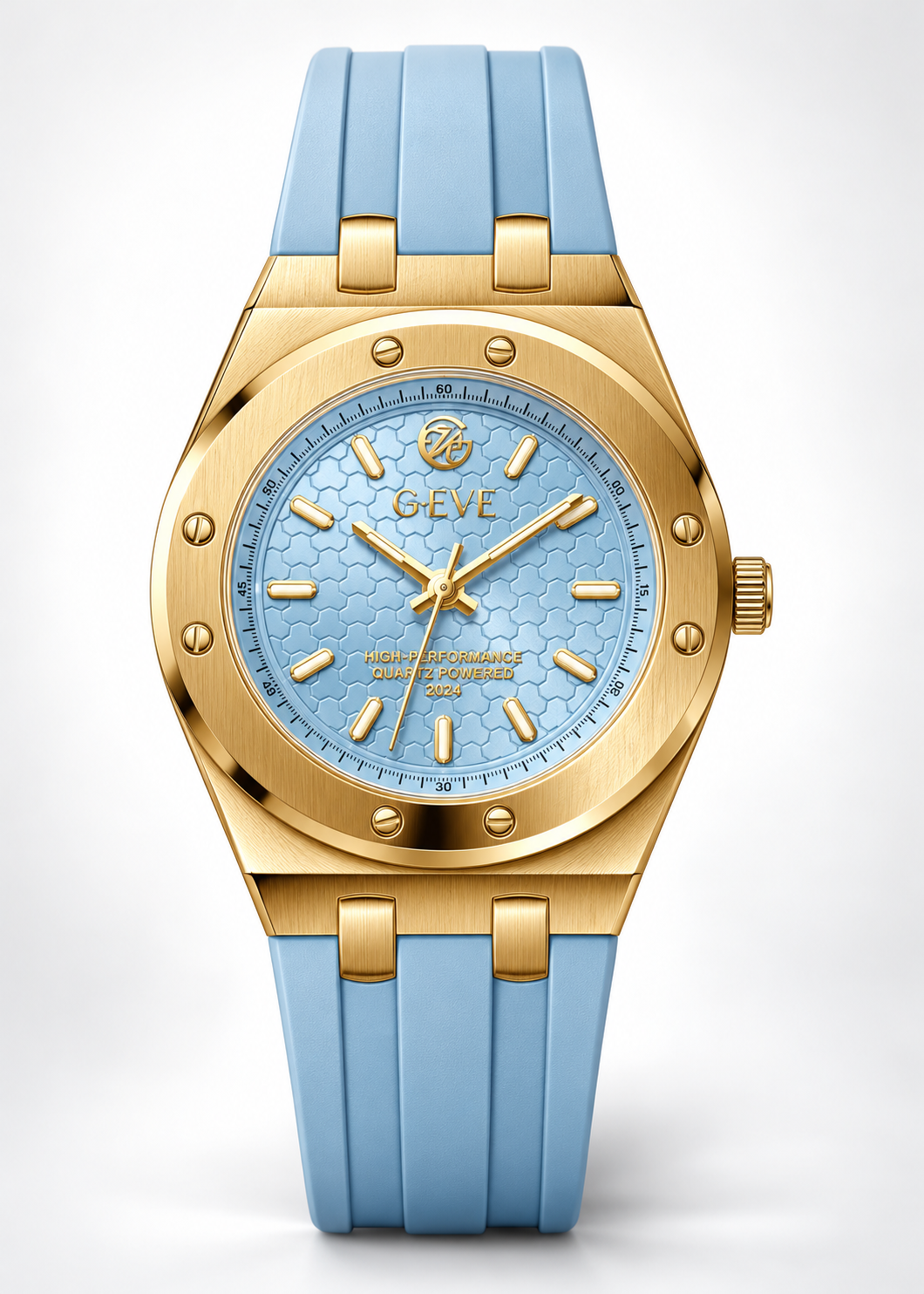 G Vision Uhr 18k vergoldet