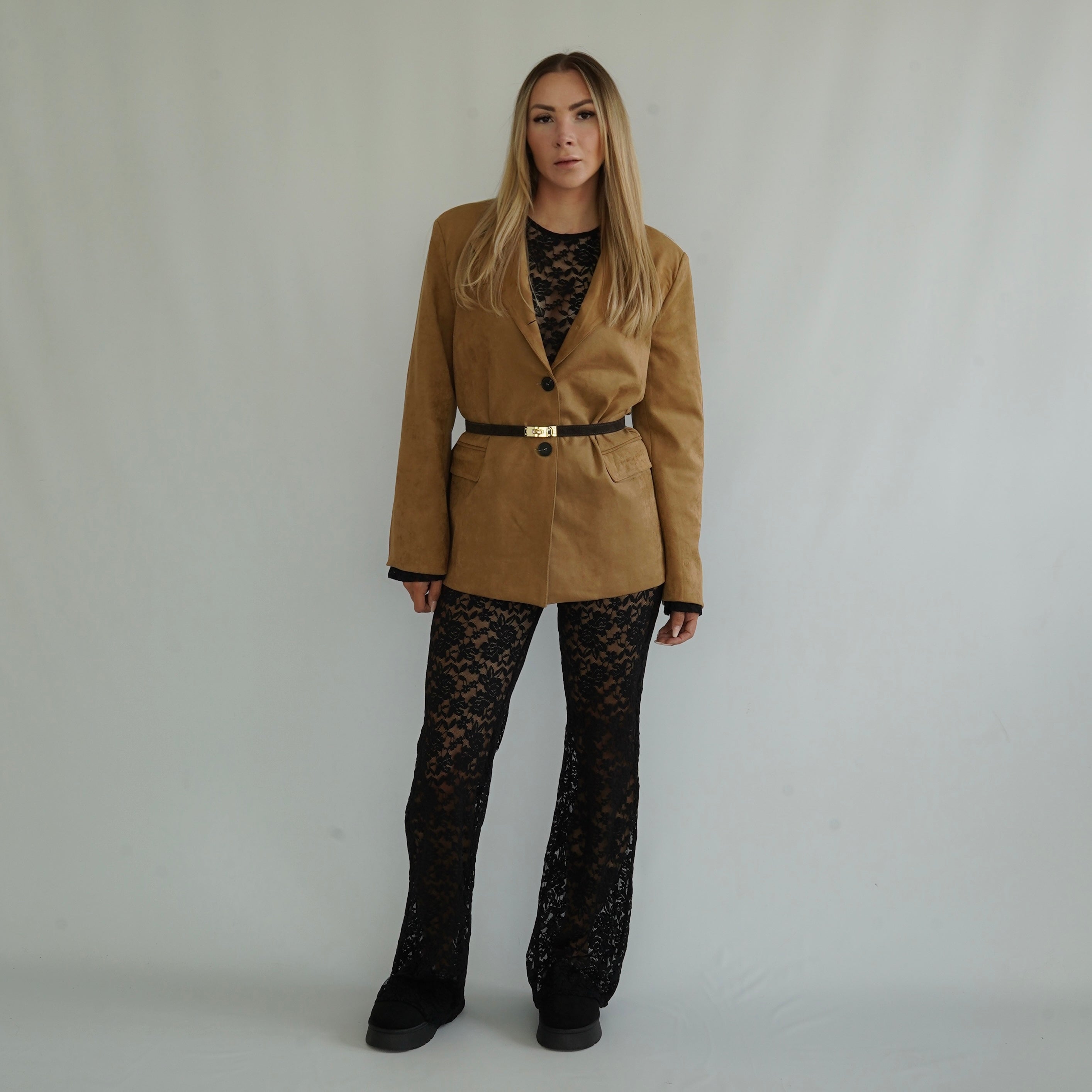 Spitzen Set schwarz