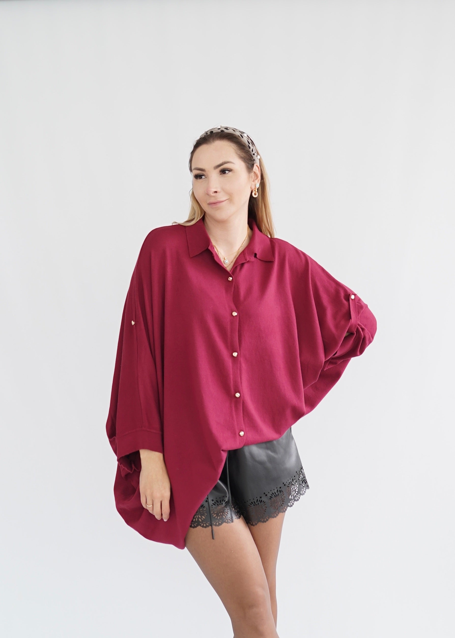 Oversized Shirt & Shorts