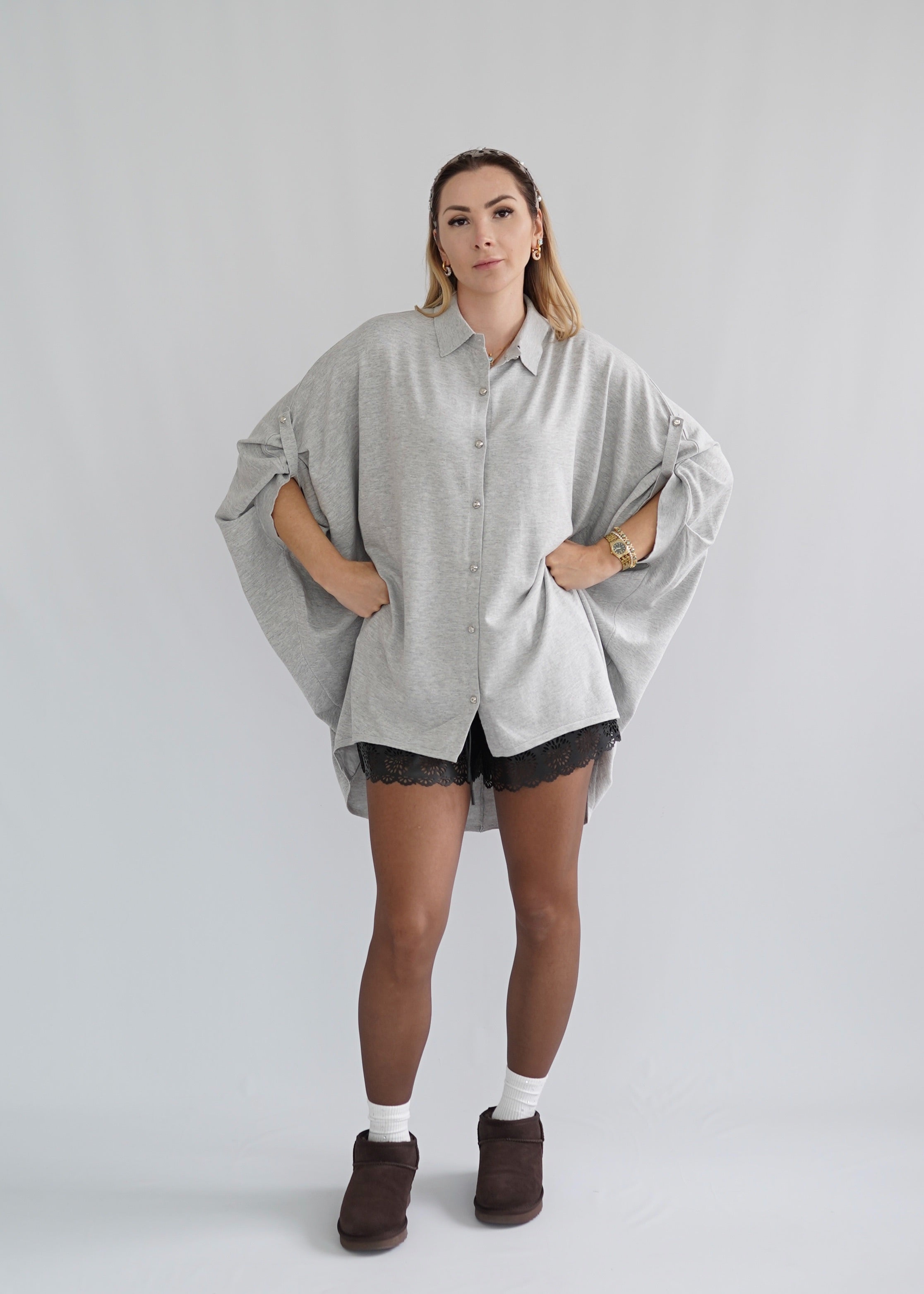 Oversized Shirt & Shorts