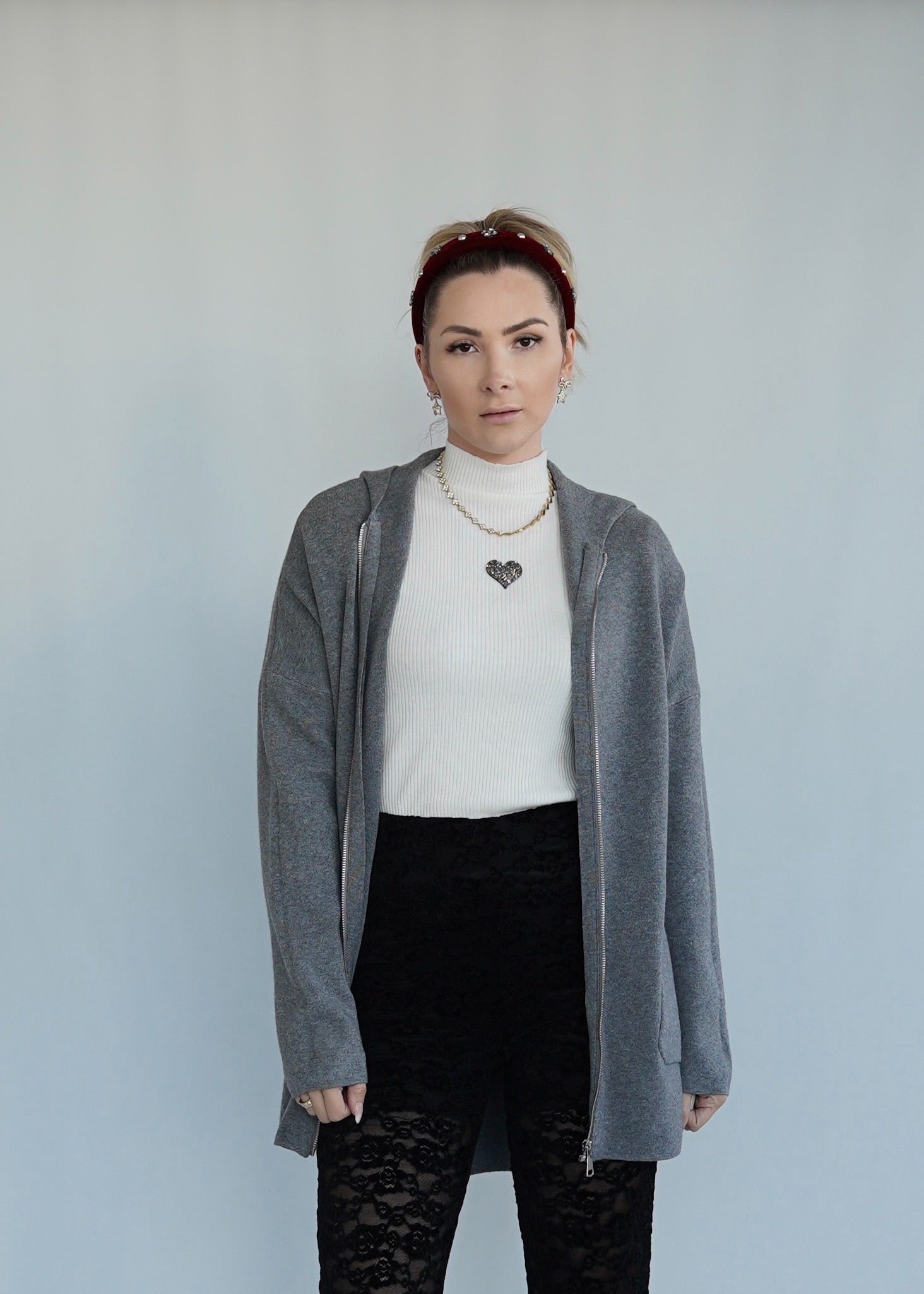 Oversized Strick Jacke