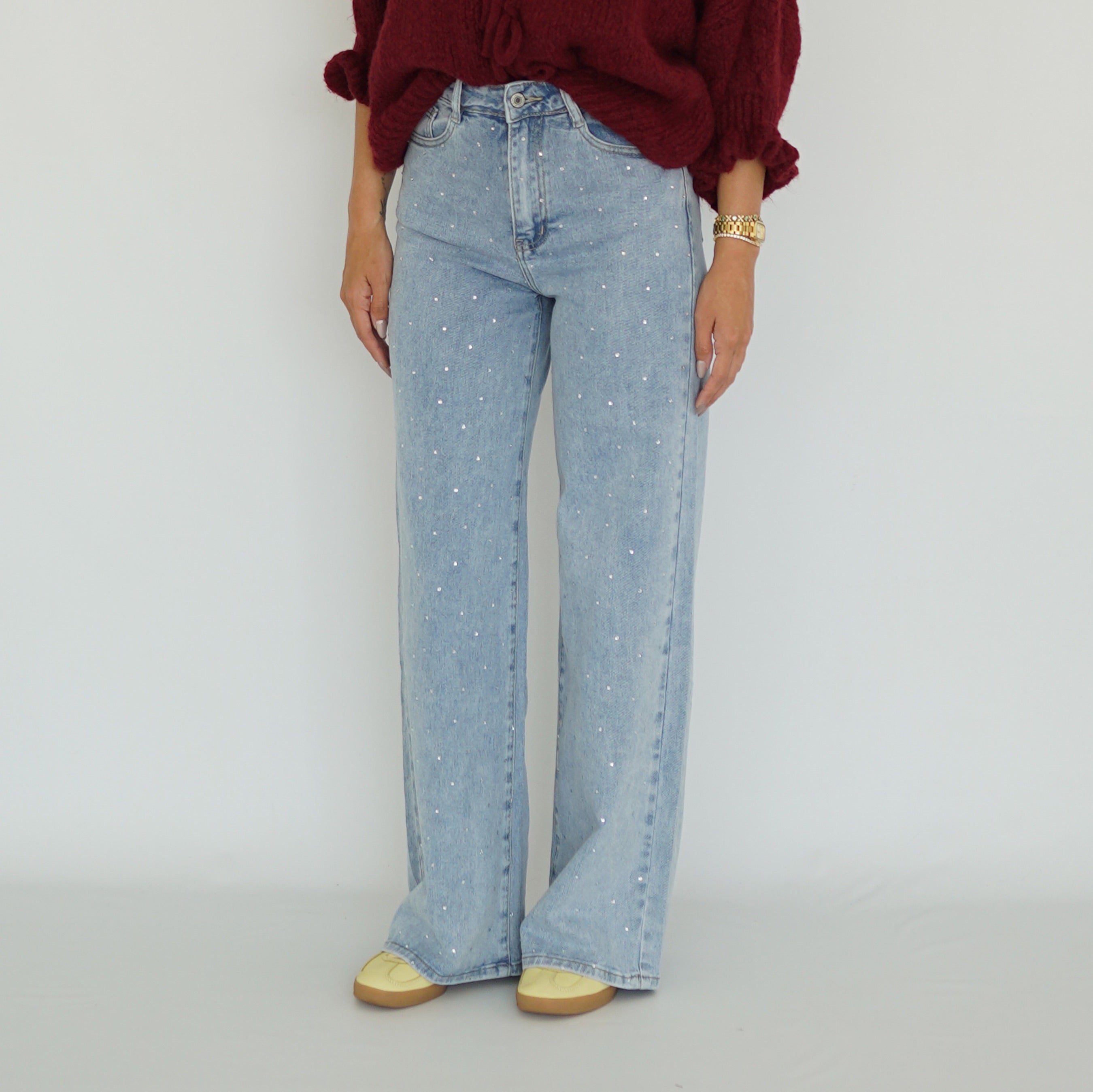 Jeans Blue Glitzer