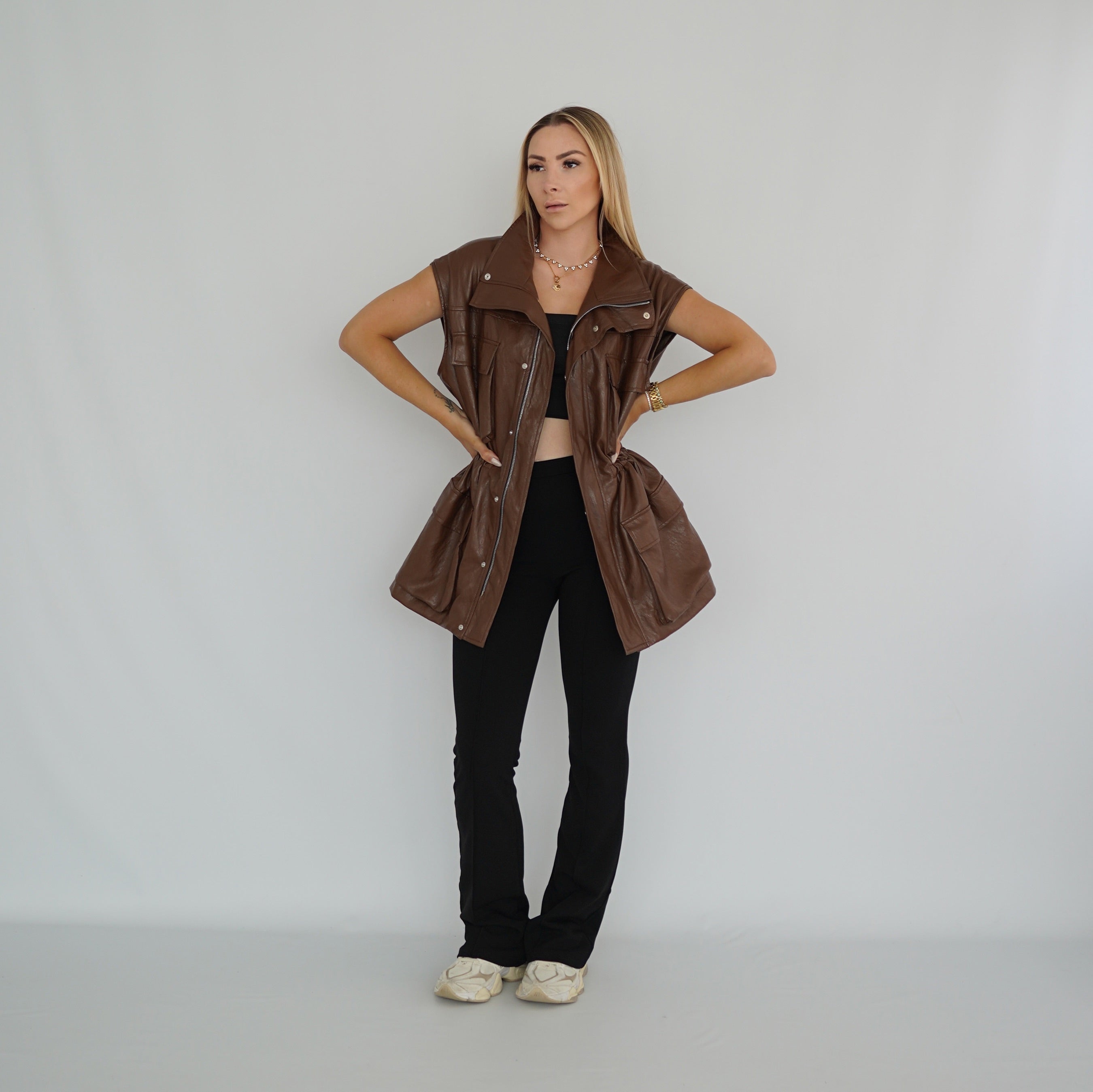 Urban Leder Weste
