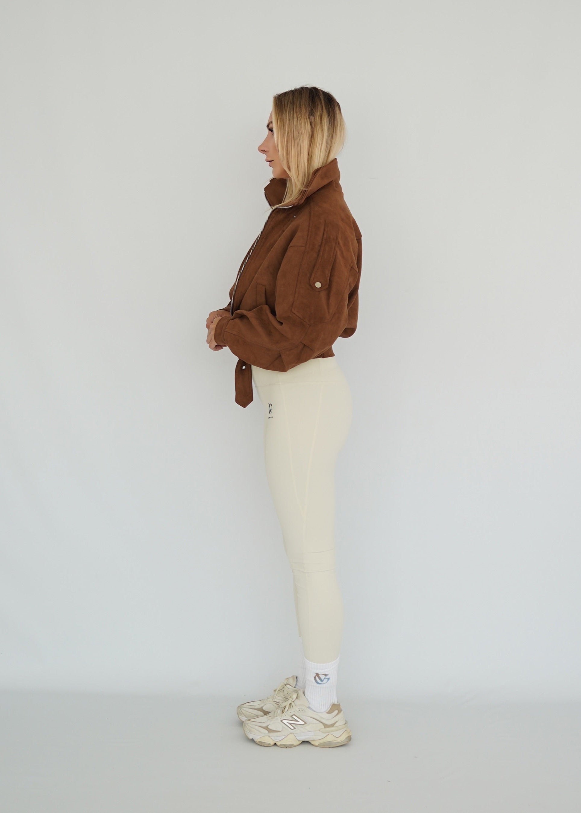 Samt Bomber Jacke