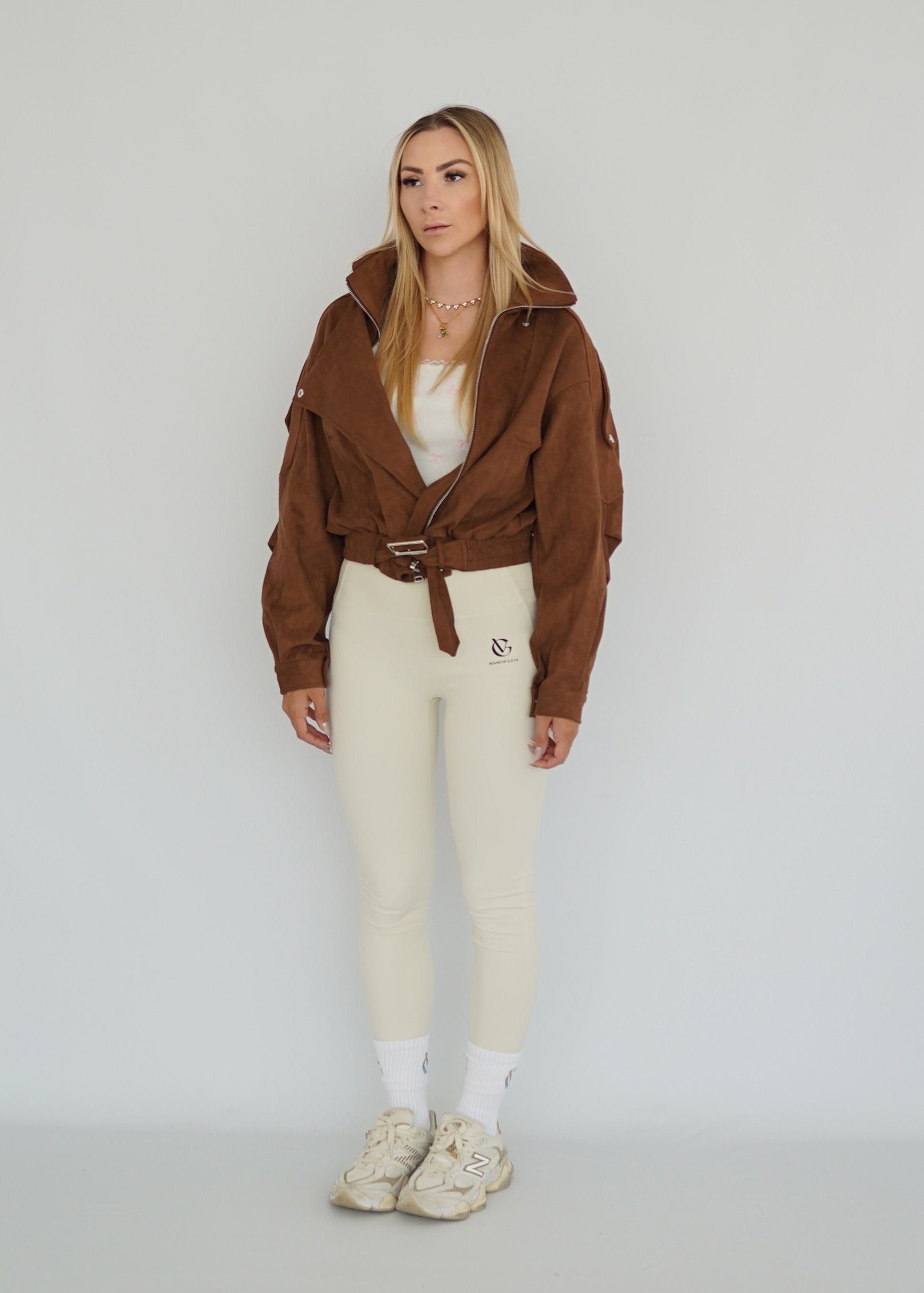 Samt Bomber Jacke