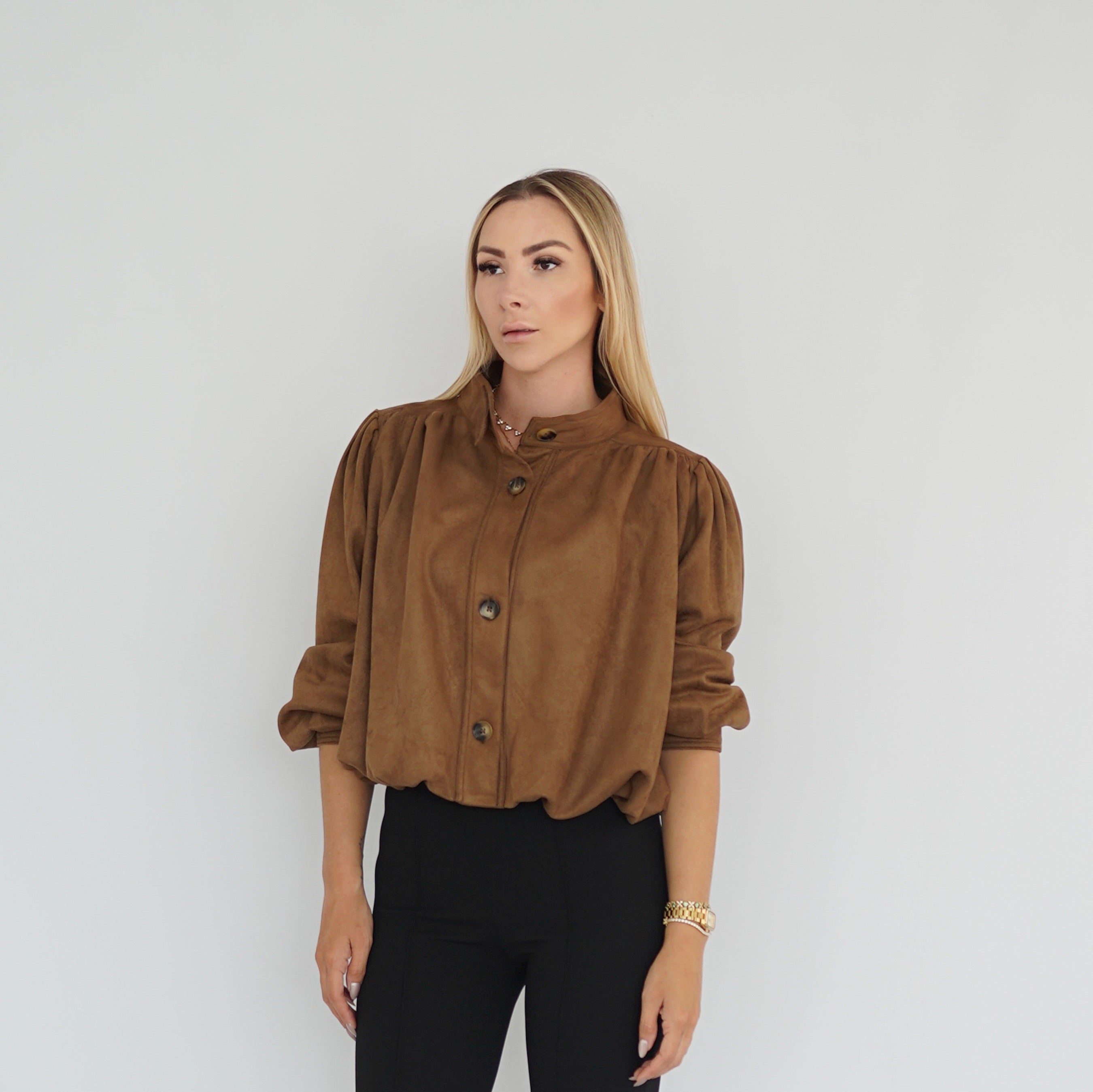 Samt Jacke kurz