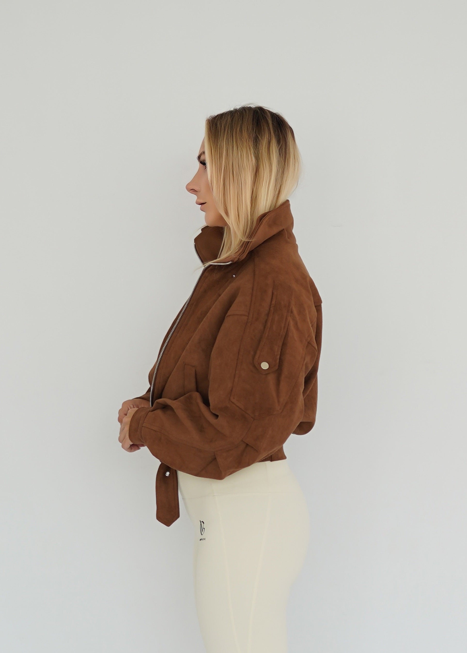 Samt Bomber Jacke