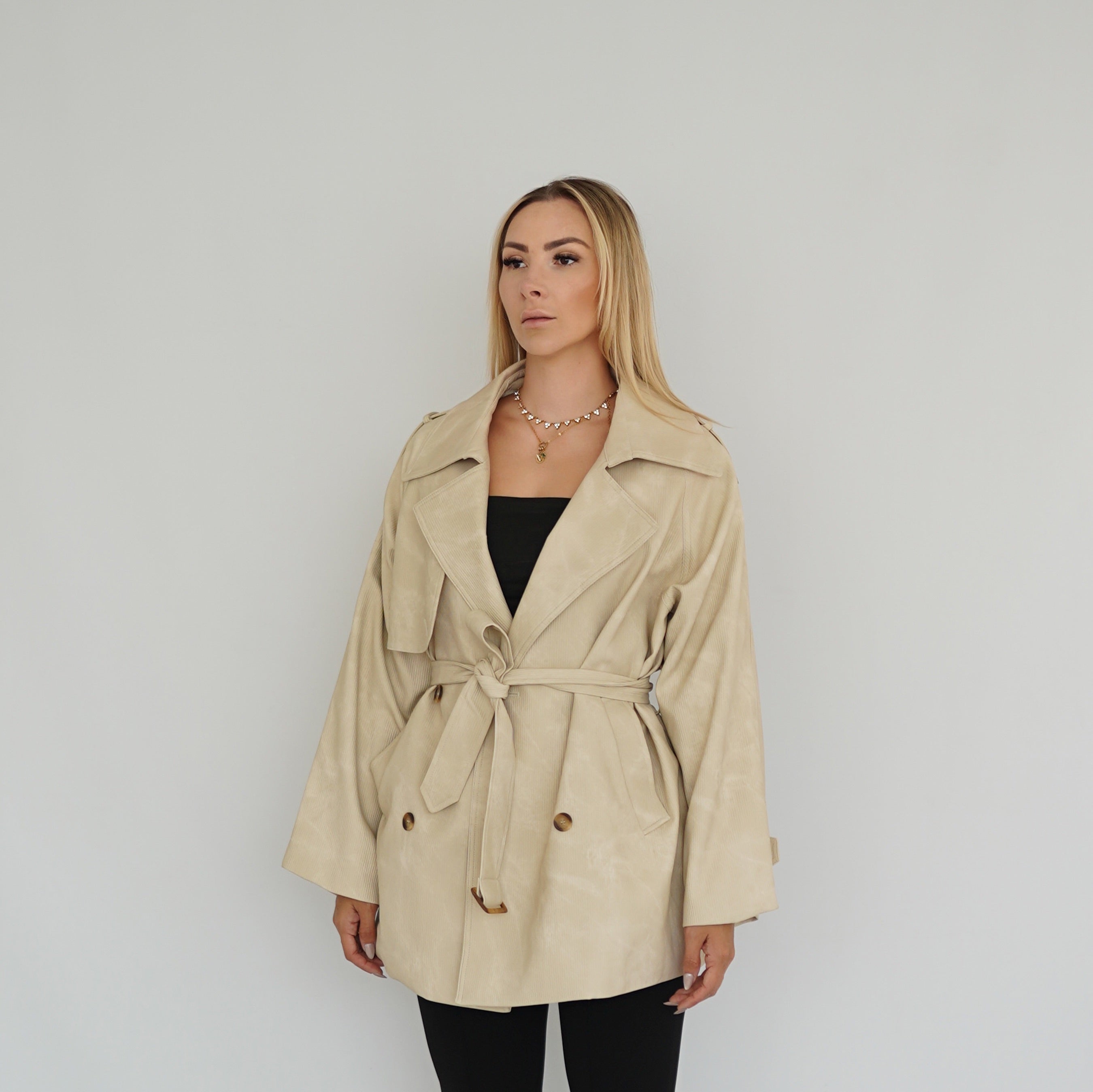 Soft Sand Trenchcoat