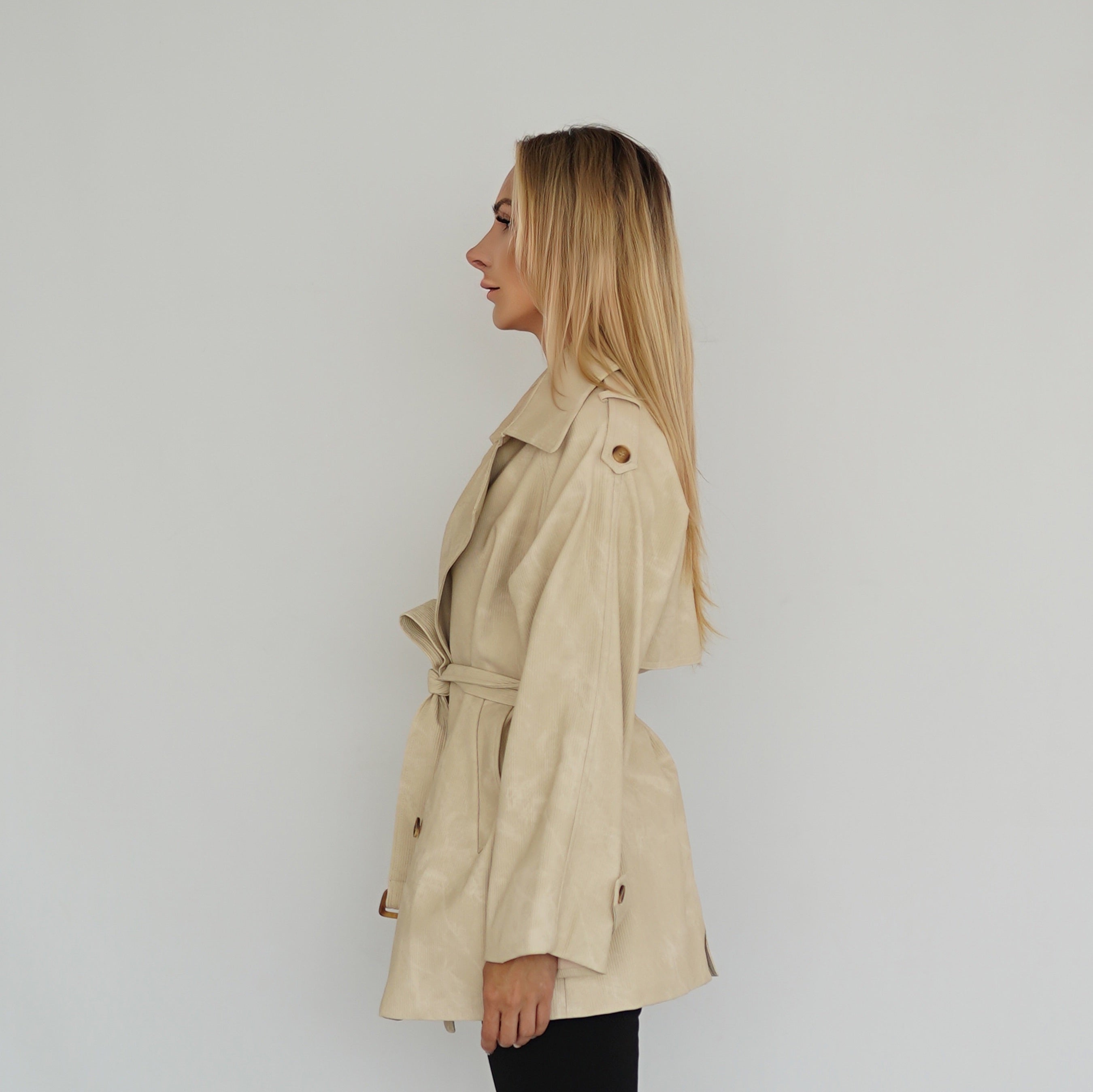 Soft Sand Trenchcoat