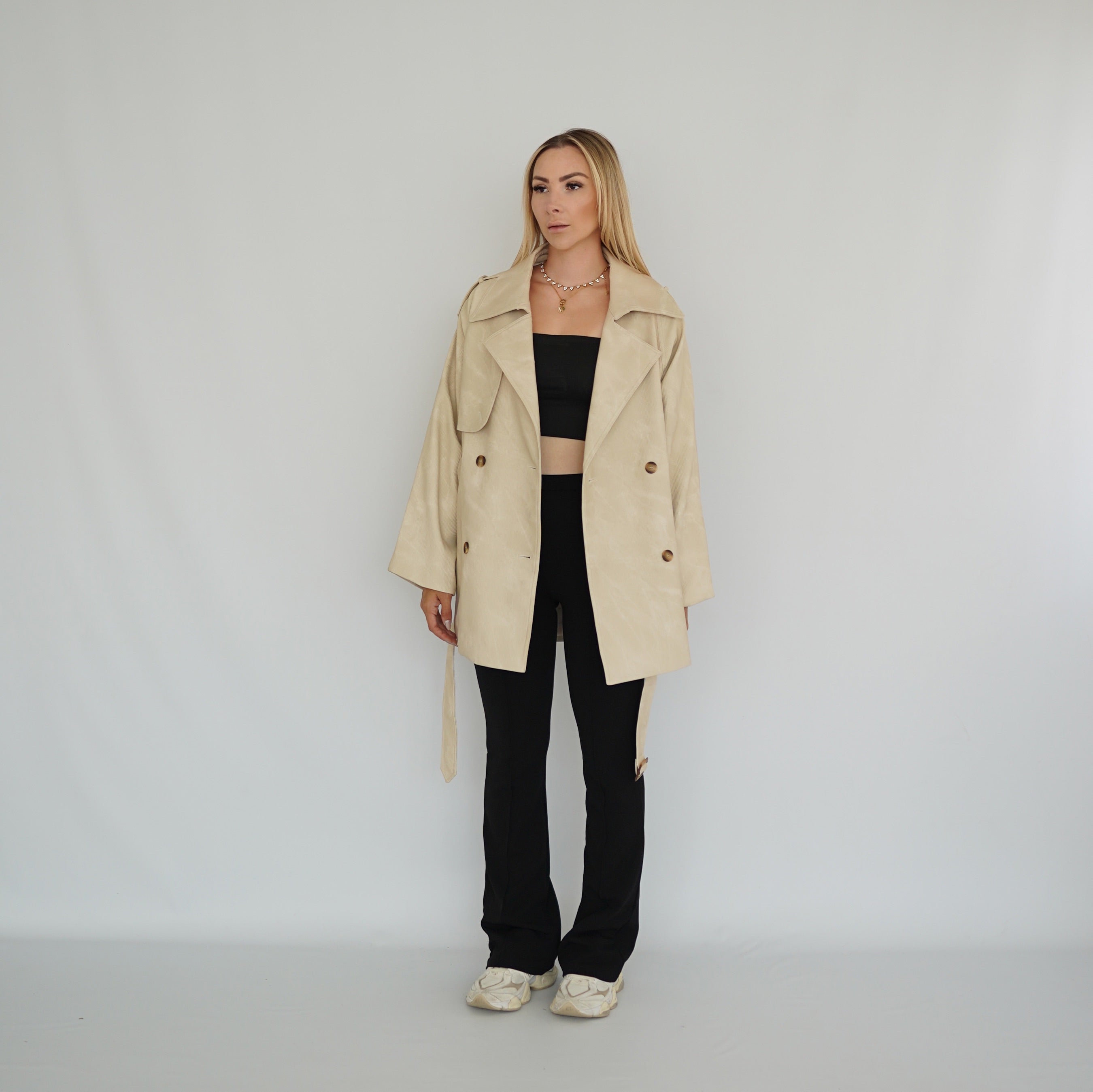 Soft Sand Trenchcoat