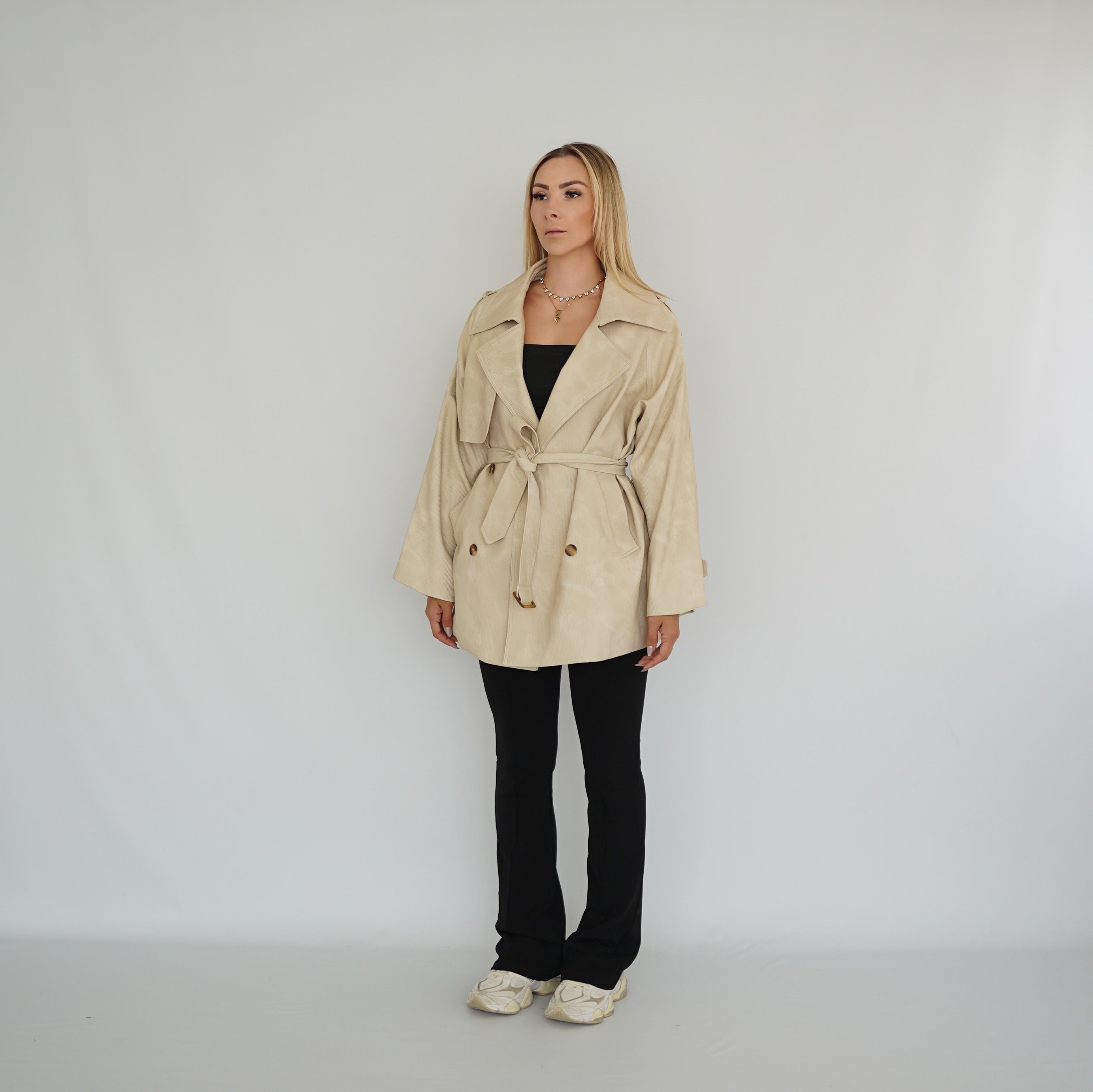 Soft Sand Trenchcoat