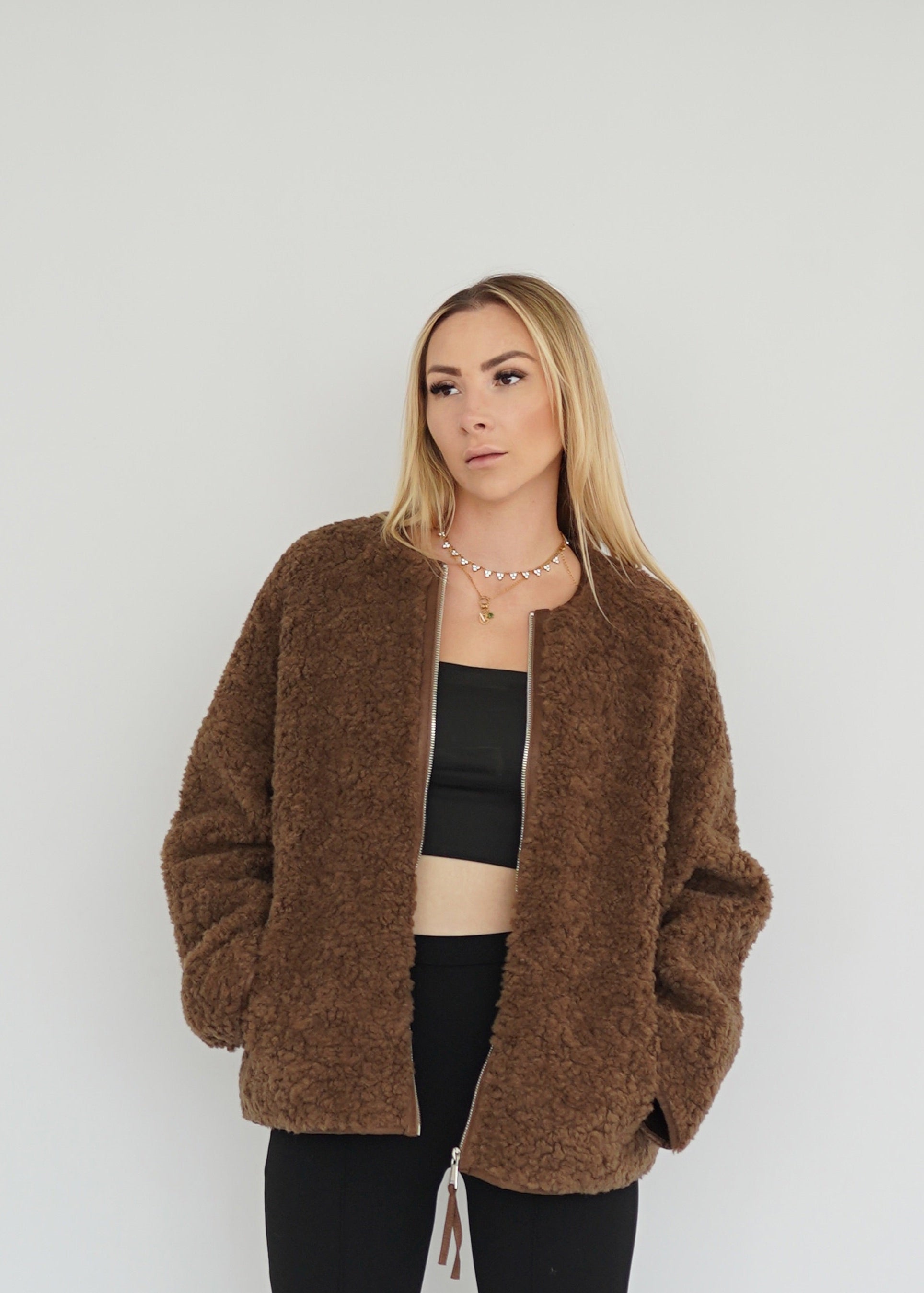 Teddy Zip Jacke