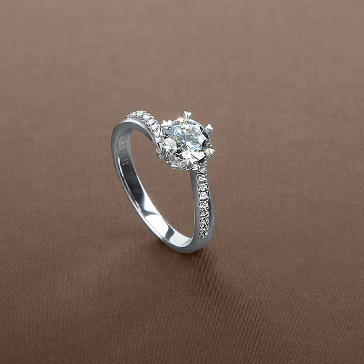 Lily Verlobungsring | 2ct Moissanite