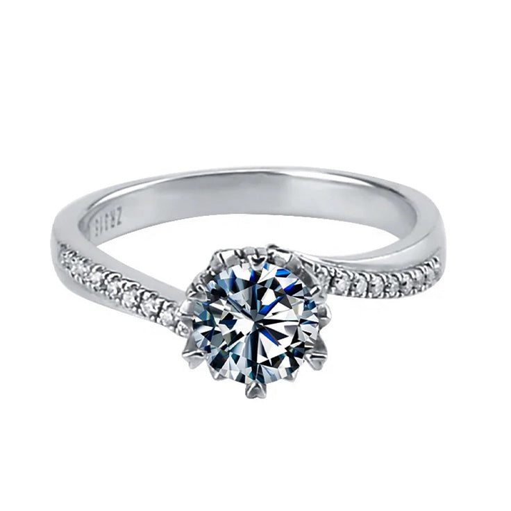 Lily Verlobungsring | 2ct Moissanite