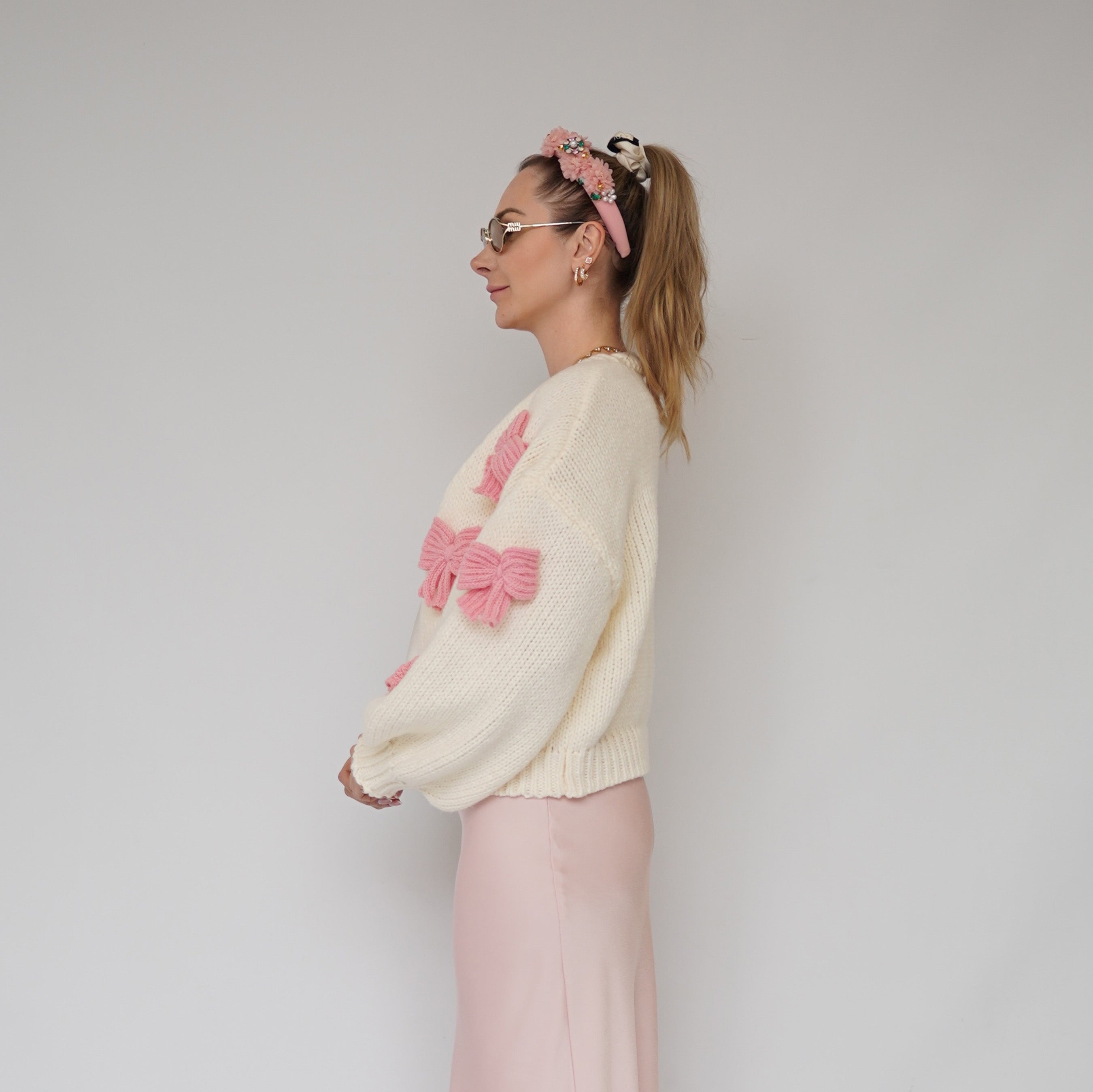 Schleifen Cardigan