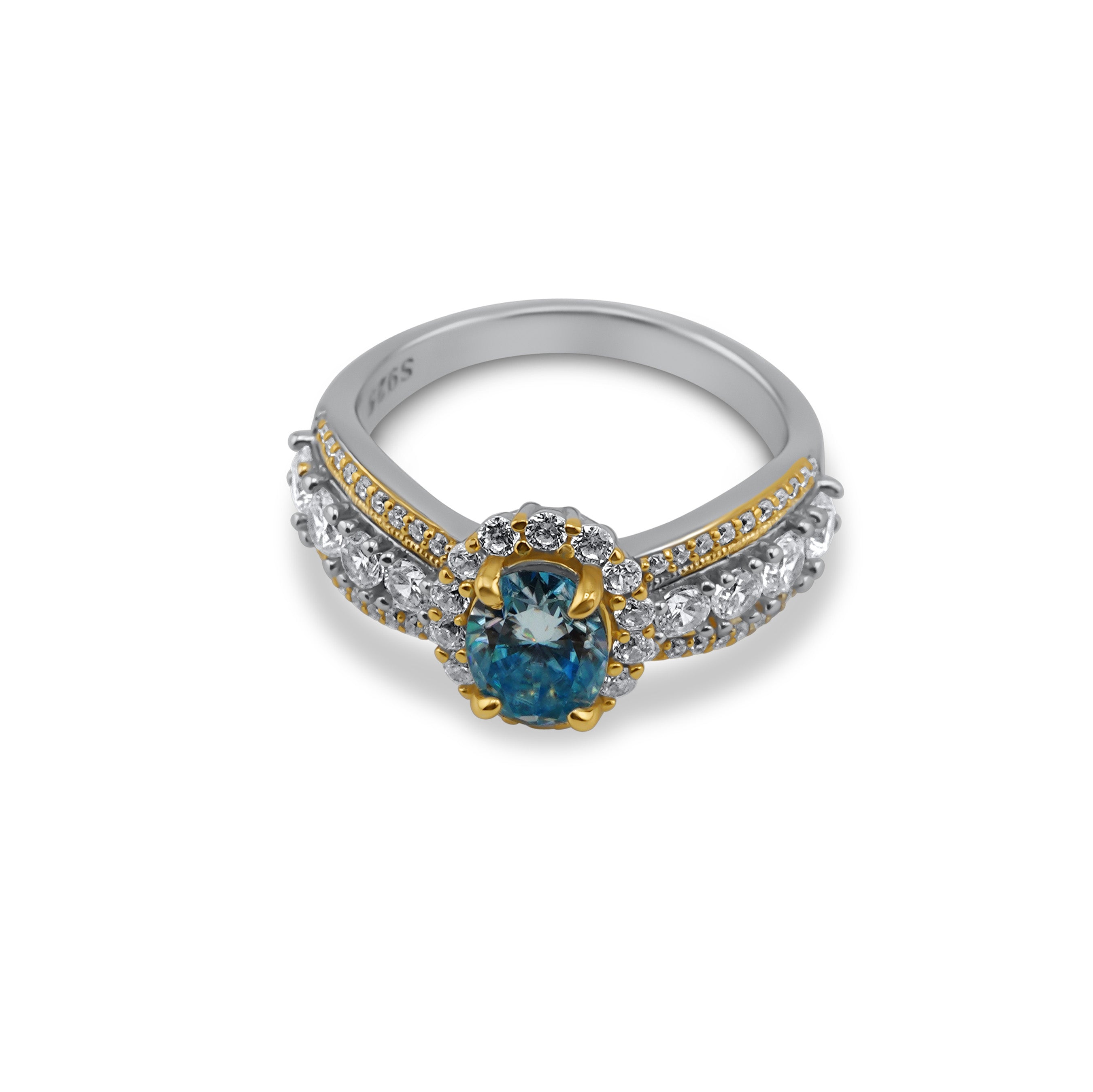 Cinderella Ring / Moissanit 4ct